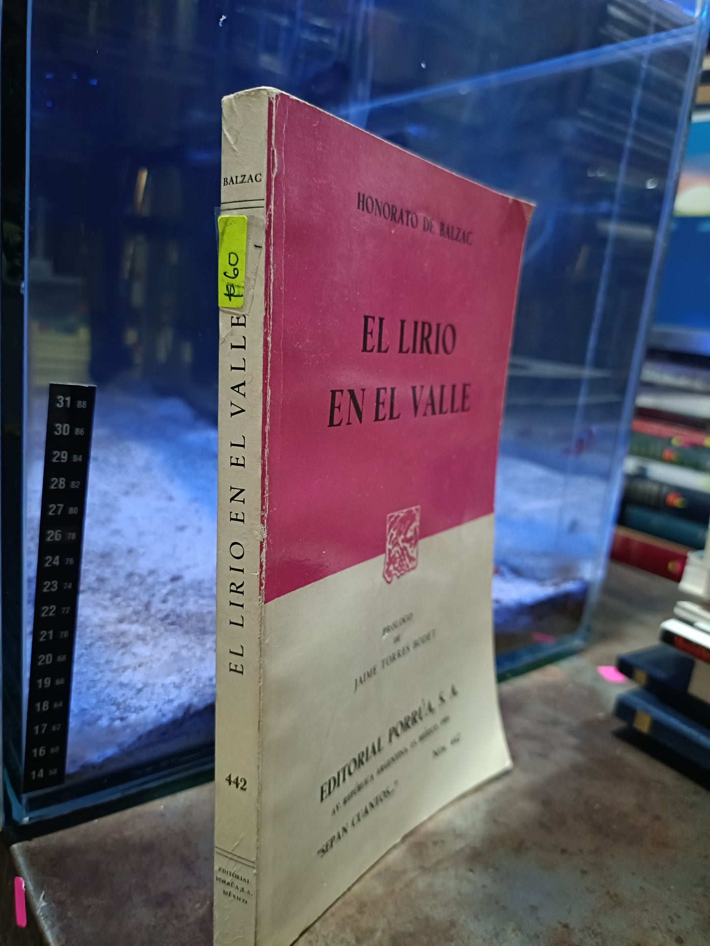 EL LIBRO EN EL VALLE POR HORA TE DE BALZAC USADO NOVELA ALDAMA