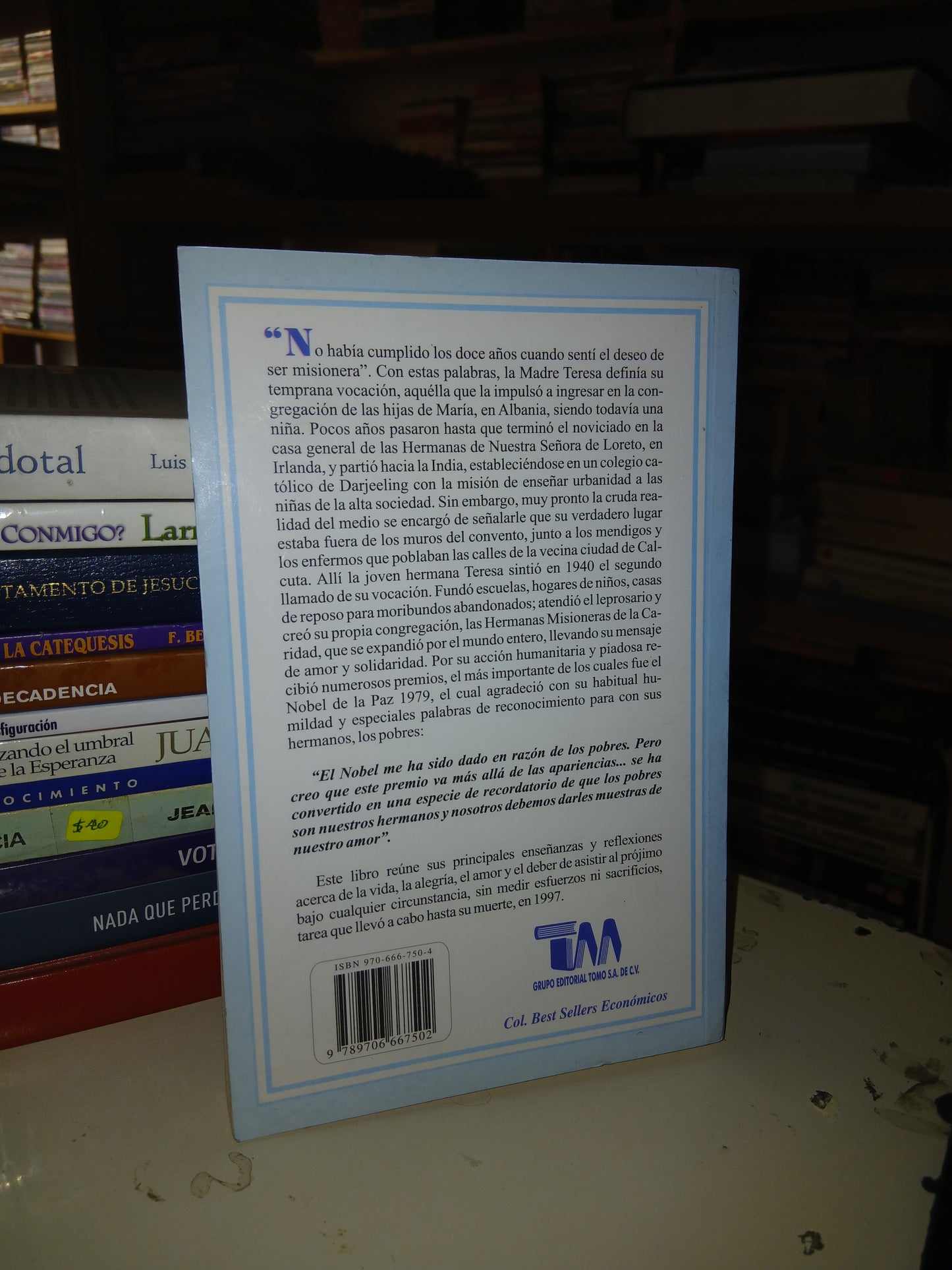 LAS ENSEÑANZAS DE LA MADRE TERESA USADO RELIGIÓN LITERARIO 207
