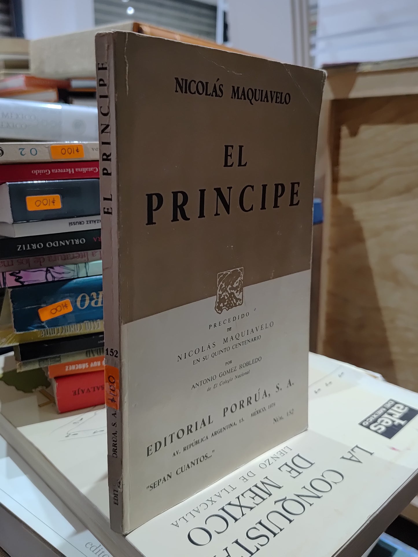 EL PRINCIPE POR NICOLAS MAQUIAVELO USADO NOVELAS JUAREZ 515