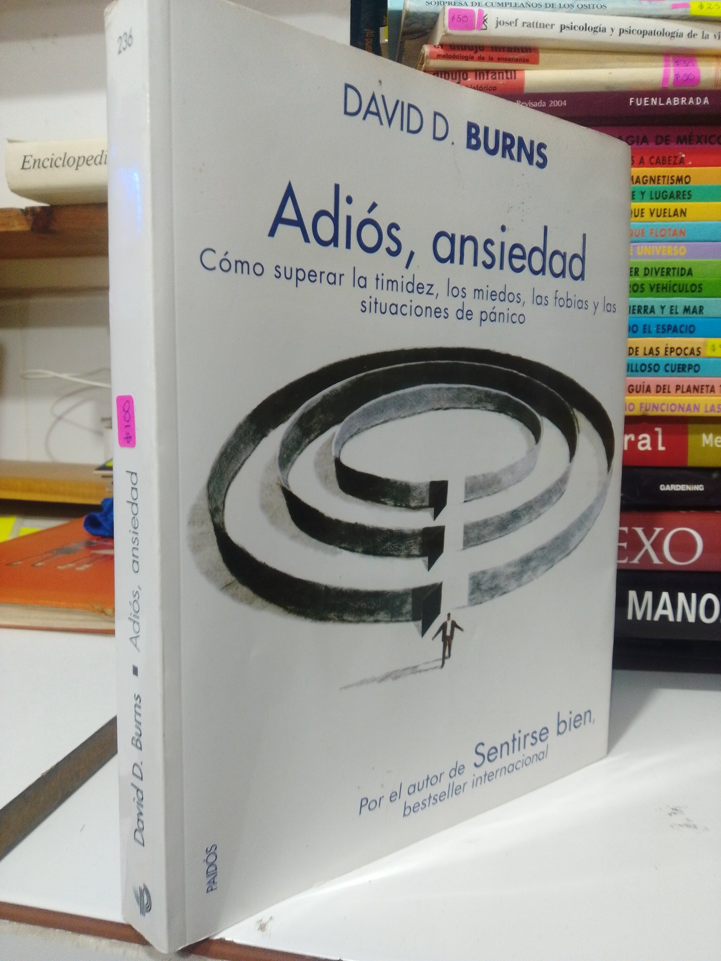 ADIOS ANSIEDAD POR DAVID D. BURNS USADO SUP.PERSONAL JUAREZ