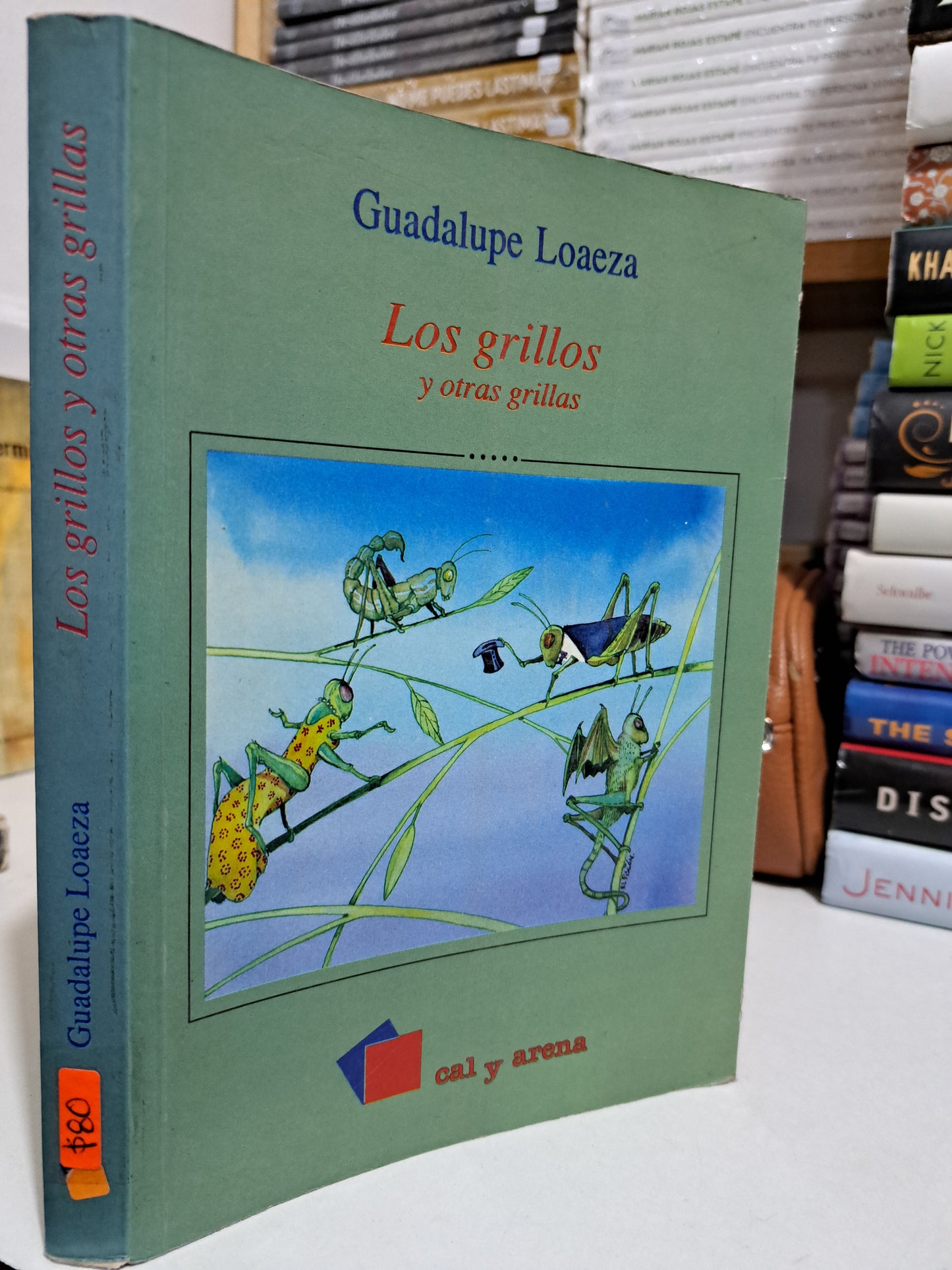 LOS GRILLOS Y OTRAS GRILLAS GUADALUPE LOAEZA USADO NOVELA JUÁREZ