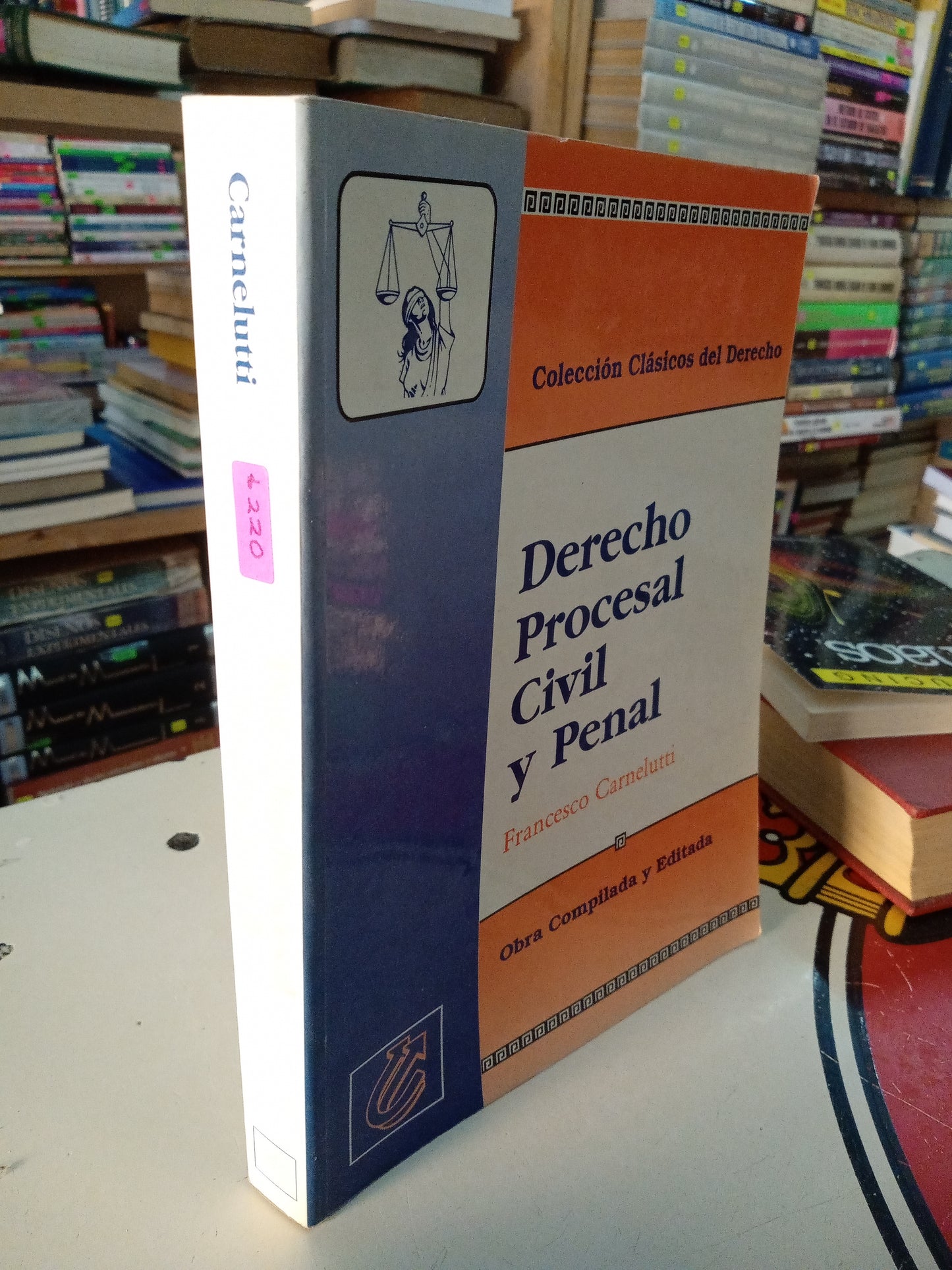 DERECHO PROCESAL CIVIL Y PENAL POR FRANCESCO CARNELUTTI USADO DERECHO LITERARIO 207