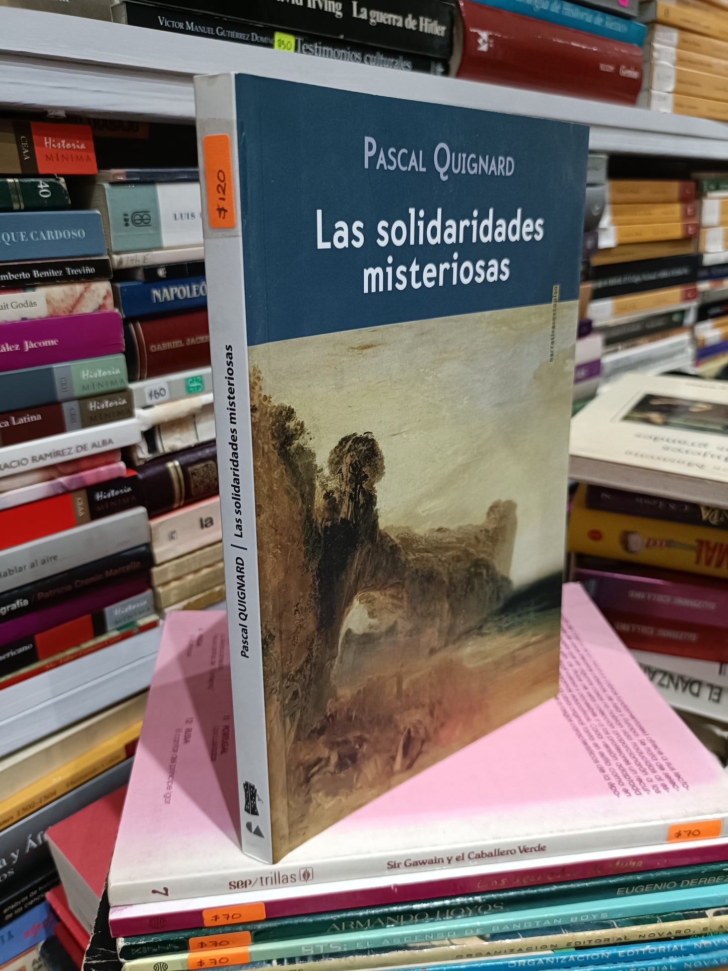 LAS SOLIDARIDADES MISTERIOSAS POR PASCAL QUIGNARD USADOS NOVELAS JUAREZ 515