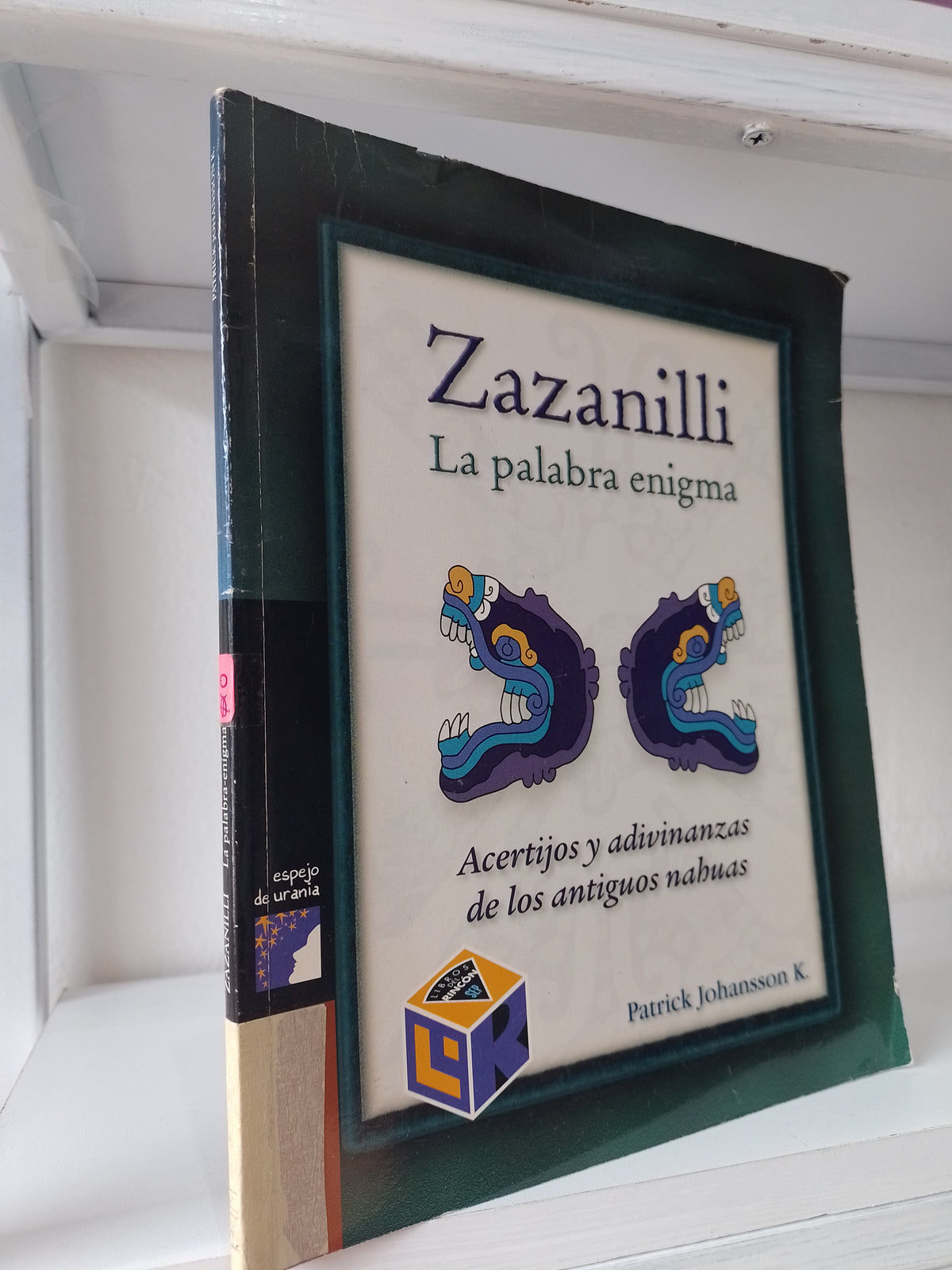 ZAZANILLI LA PALABRA ENIGMA POR PATRICK JOHANSSON K USADO INFANTIL JUAREZ 515