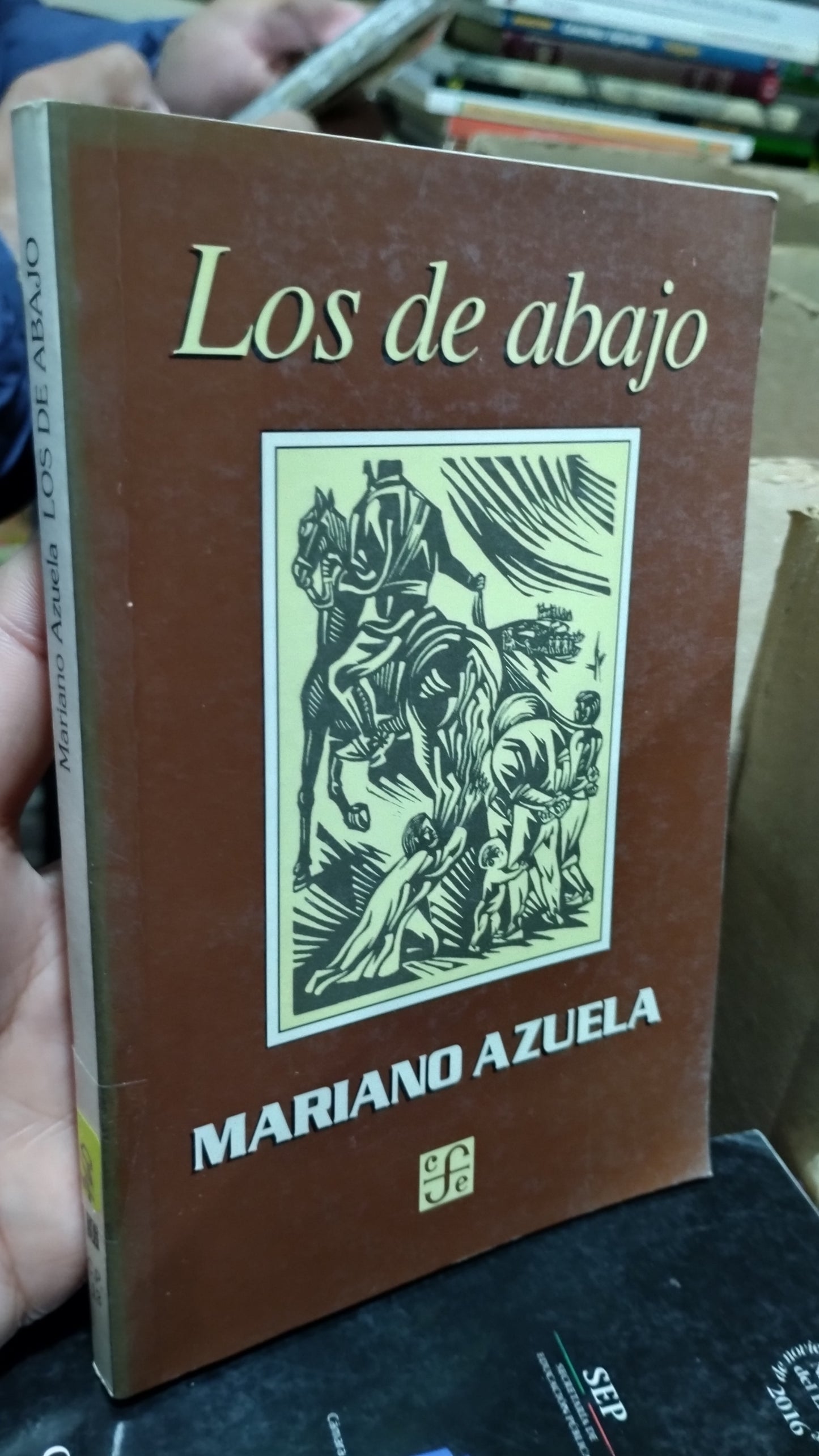 LOS DE ABAJO POR MARIANO AZUELA LIBRO USADO NOVELAS ALDAMA