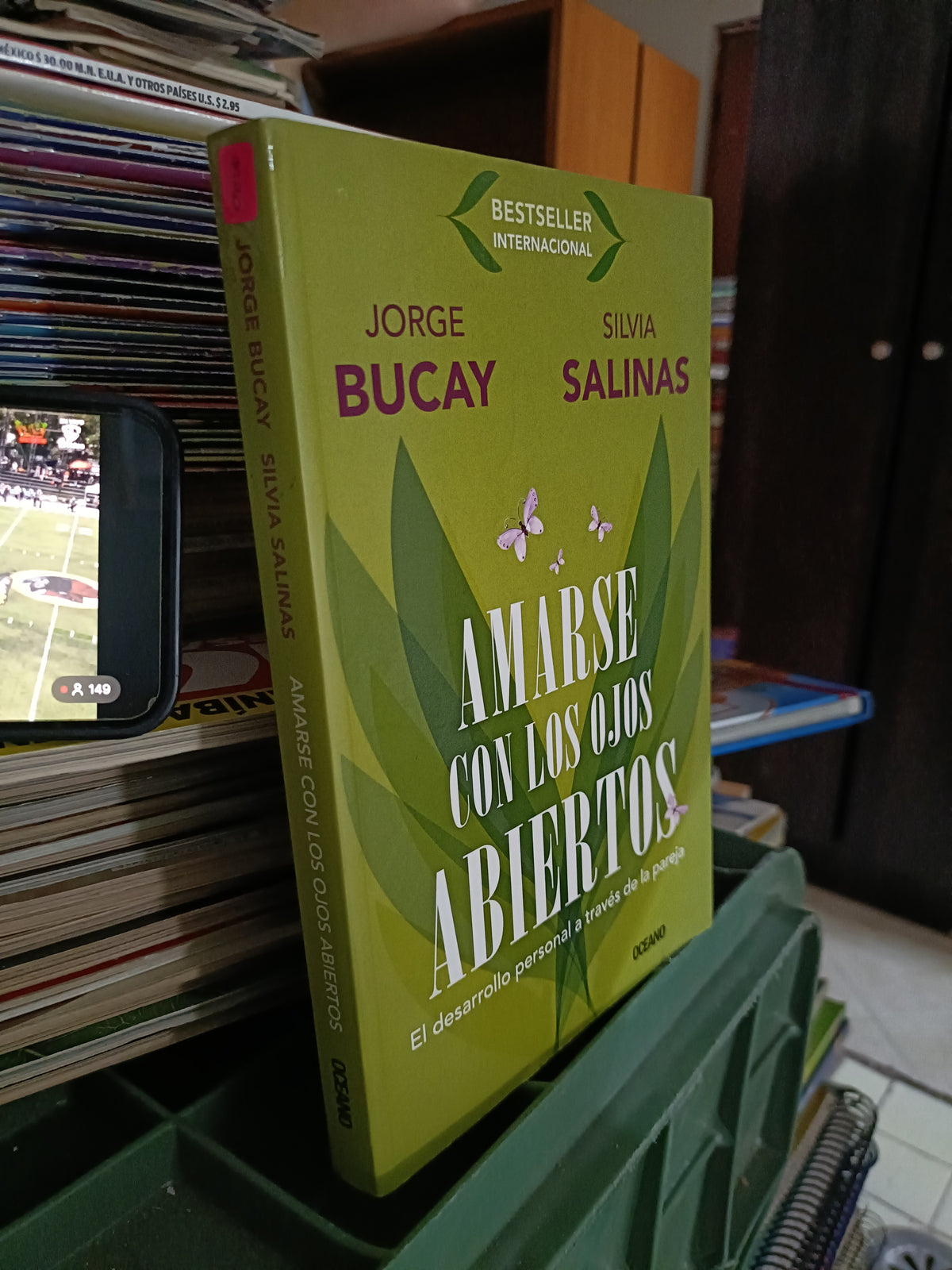 AMARSE CON LOS OJOS ABIERTOS POR JORGE BUCAY Y SALIVIA SALINAS USADO SUPERACION PERSONAL JUAREZ 515