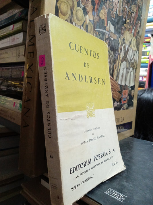 CUENTOS DE ANDERSEN POR MARIA EDMEE ALVAREZ USADO NOVELA JUAREZ