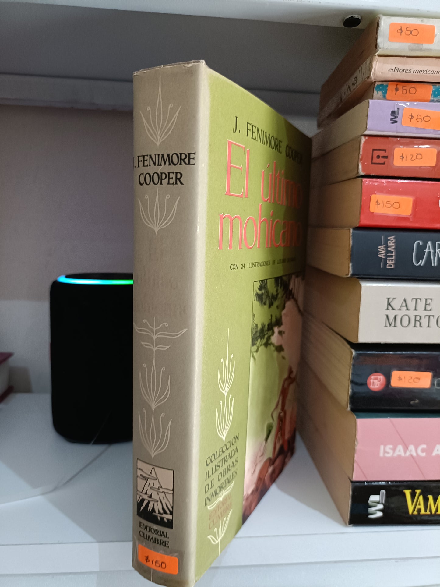 EL ULTIMO MOHICANO POR H FENIMORE COOPER USADO NOVELA JUAREZ 515