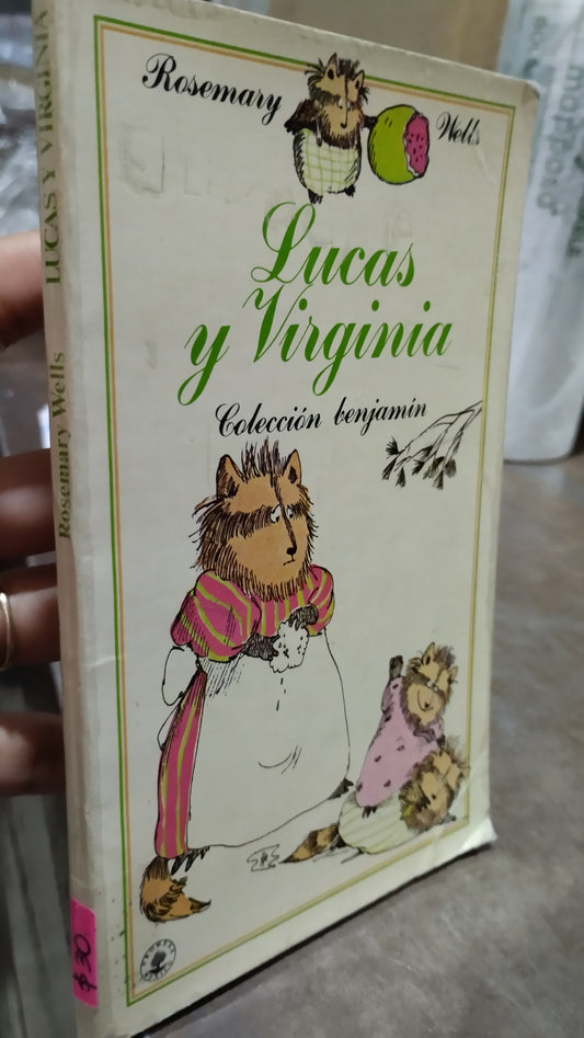 LUCAS Y VIRGINIA POR ROSEMARY WELLS LIBRO USADO INFANTIL ALDAMA