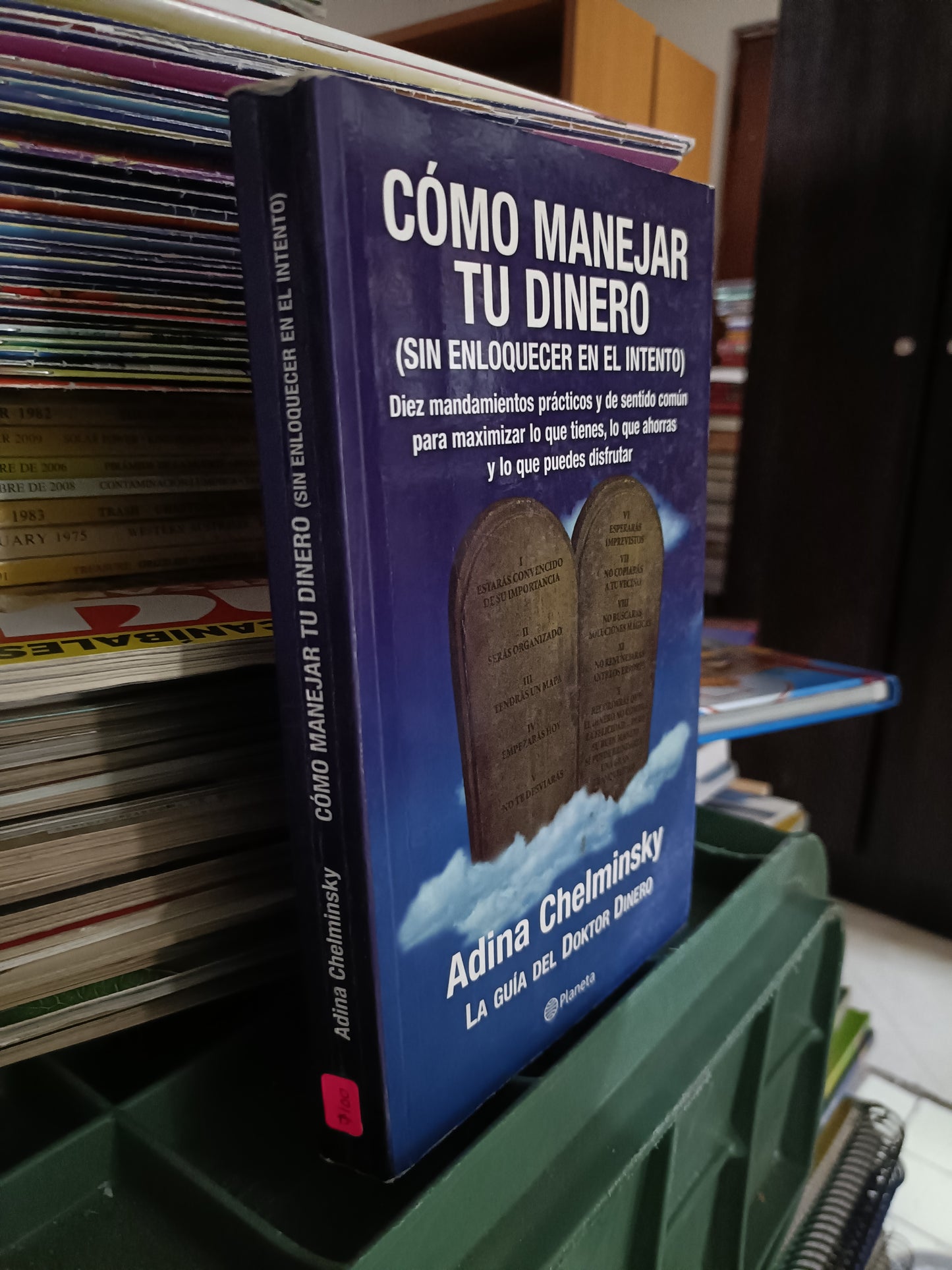 COMO MANEJAR TU DINERO POR ADINA CHELMISNKY USADO SUPERACION PERSONAL JUAREZ 515