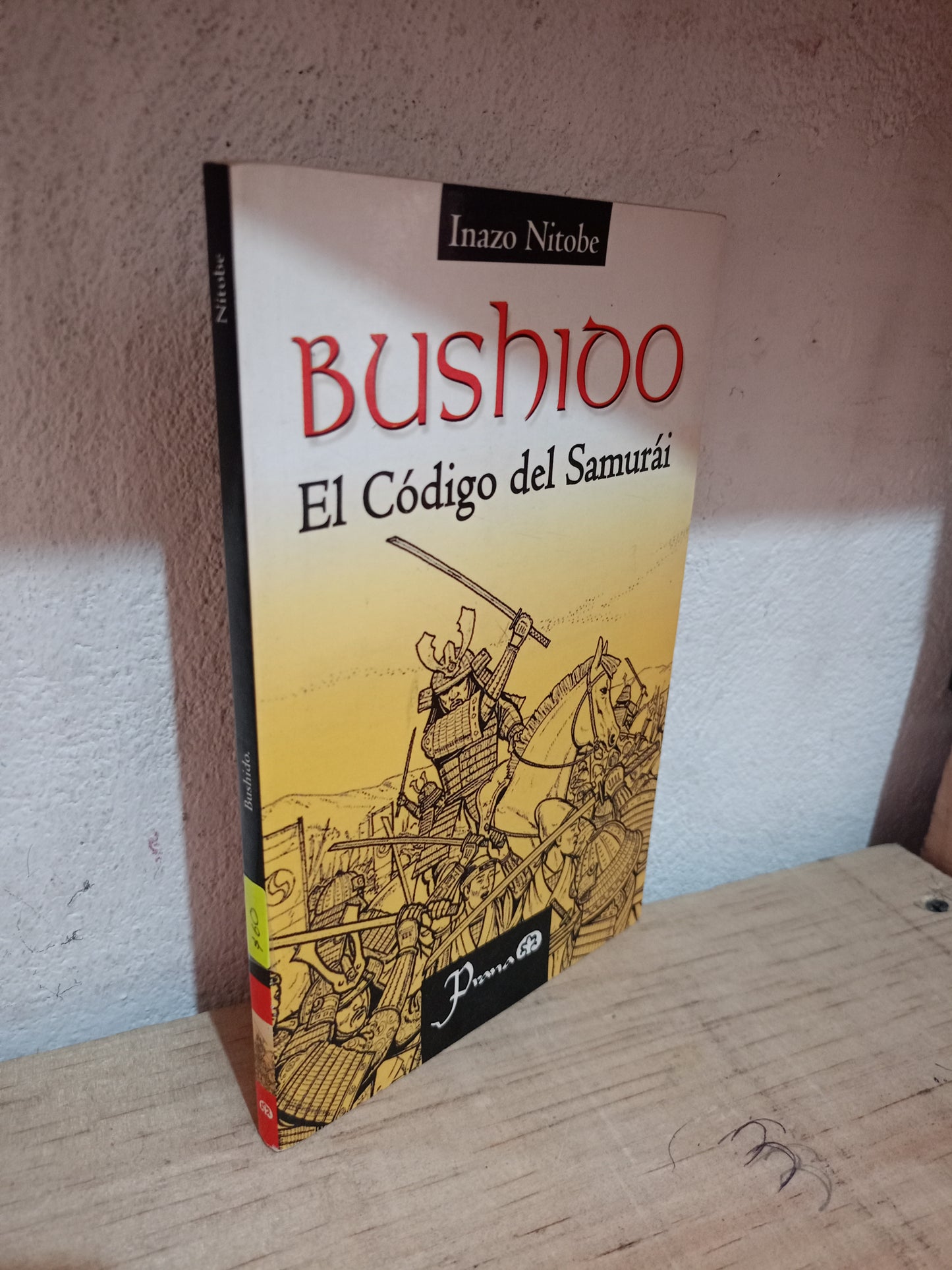 BUSHIDO EL CÓDIGO SAMURAI POR INAZO NITOBE USADO SUPERACIÓN PERSONAL LITERARIO 305
