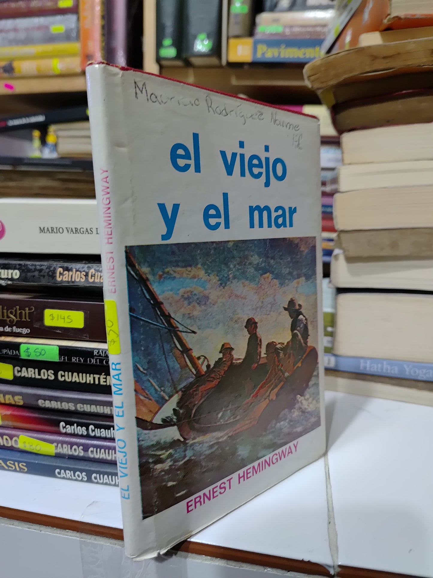 EL VIEJO Y EL MAR POR ERNEST HEMINGWAY USADO NOVELAS JUAREZ