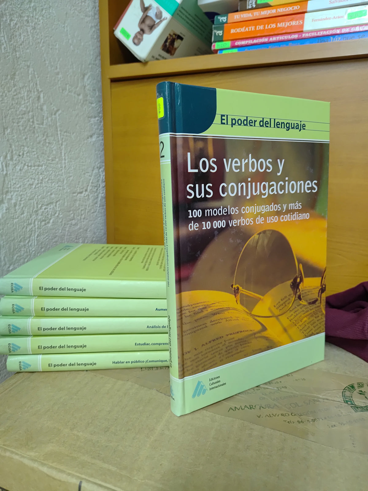 COLECCION LOS VERBOS Y SUS CONJUGACIONES POR EDITORIAL CULTURALES INTERNACIONALES USADO EDUCACION JUAREZ 515 6 TOMOS $50 C/U