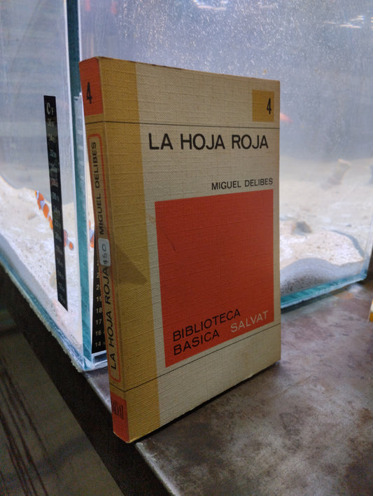 LA HOJA ROJA POR MIGUEL DELIBES USADO NOVELAS ALDAMA