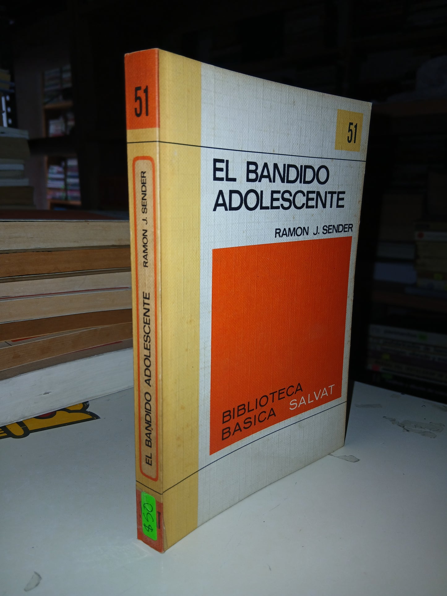 EL BANDIDO ADOLESCENTE POR RAMÓN J. SENDER USADO NOVELA LITERARIO 207