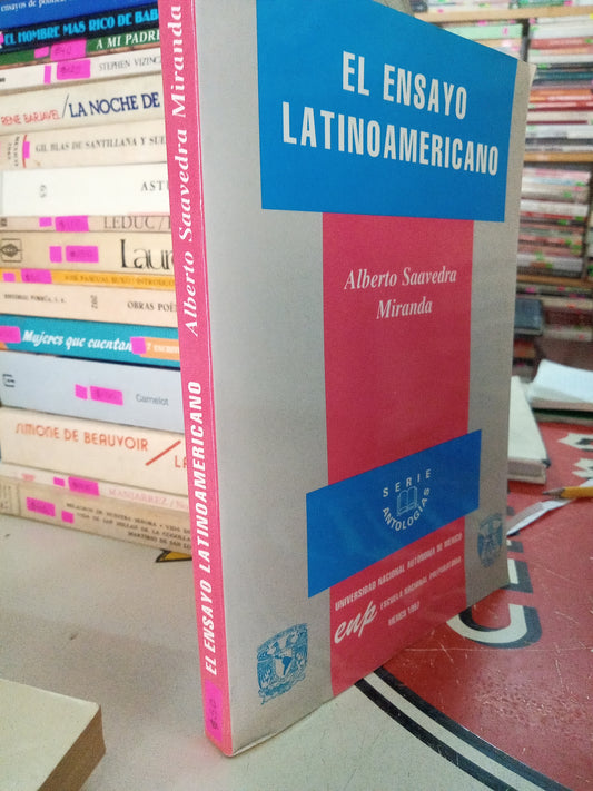 EL ENSAYO LATINOAMERICANO POR ALBERTO SAAVEDRA MIRANDA USADO NOVELA LITERARIO 207