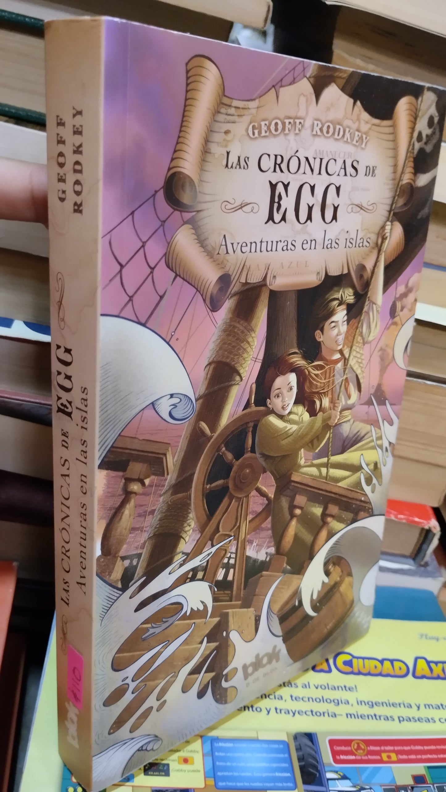 LAS CRONICAS DE EGG POR GEOFF RODKEY LIBRO USADO INFANTIL ALDAMA