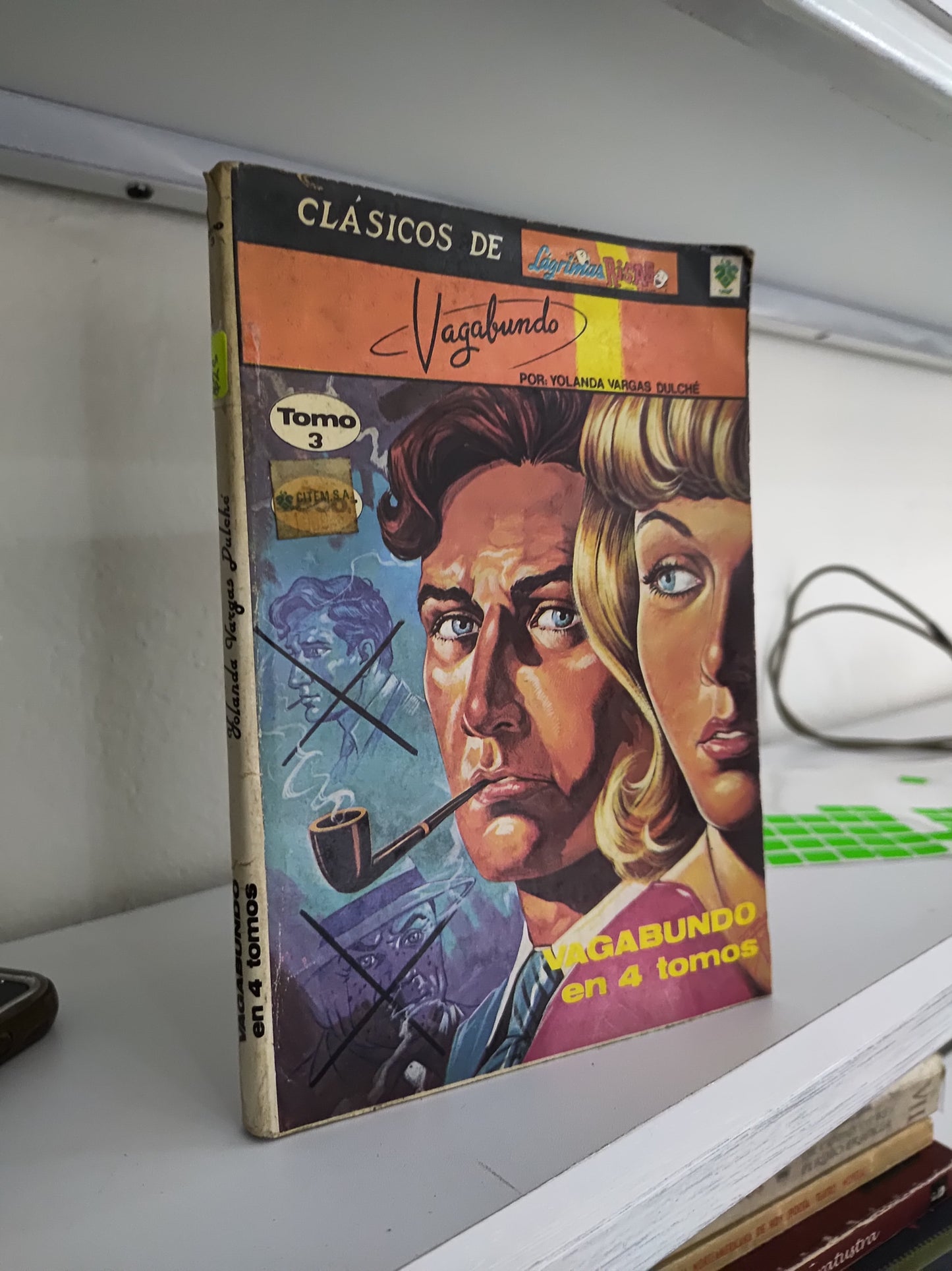 VAGABUNDO TOMO 3 POR YOLANDA VARGAS DULCHE USADO NOVELAS JUAREZ 515