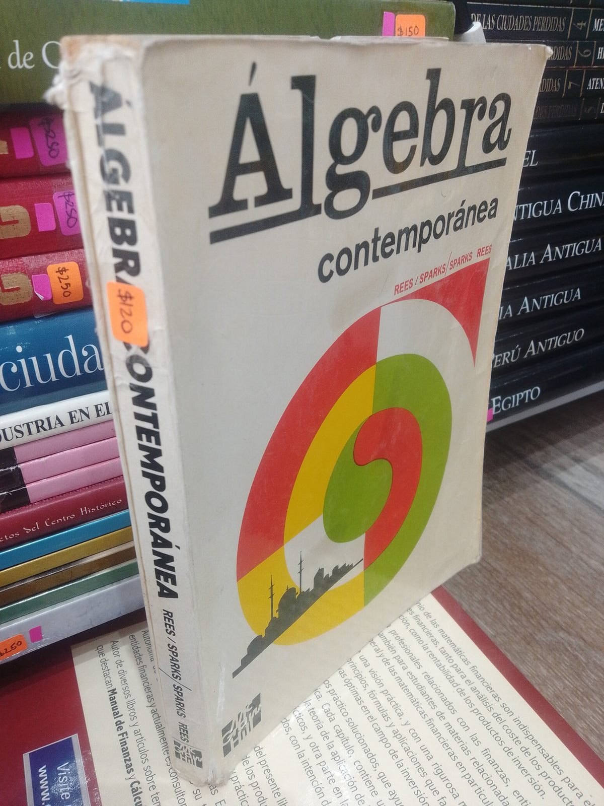 ALGEBRA CONTEMPORANEA POR PAUL REES USADO MATEMÁTICAS JUAREZ 515