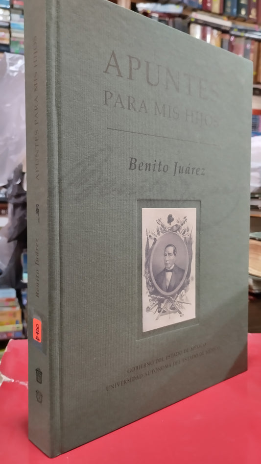 APUNTES PARA MIS HIJOS BENITO JUAREZ LIBRO USADO ANTIGUO ALDAMA