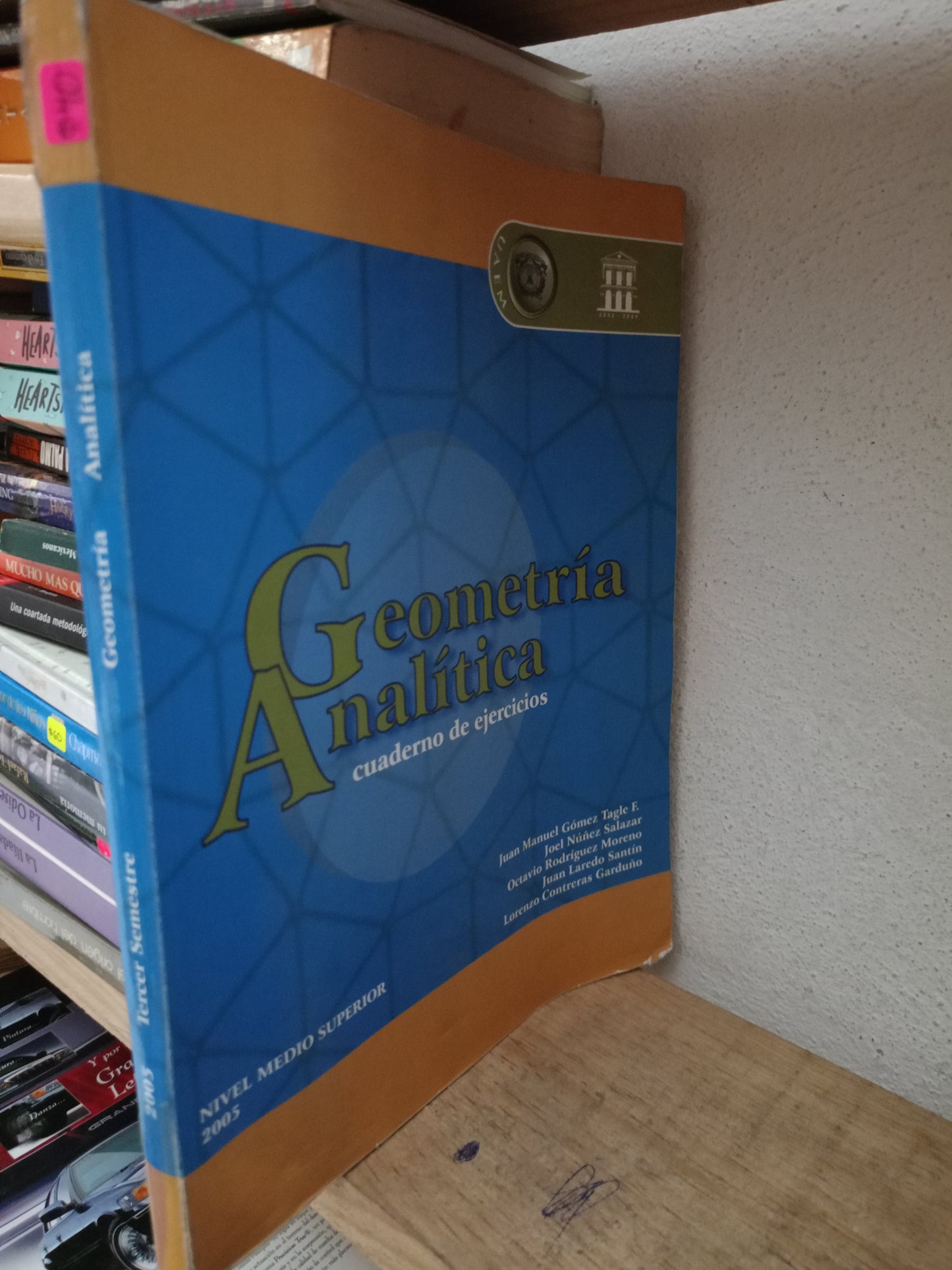 GEOMETRIA ANALITICA CUADERNO DE EJERCICIOS POR JUAN MANUEL GOMEZ Y OTROS USADO MATE LITERARIO 305