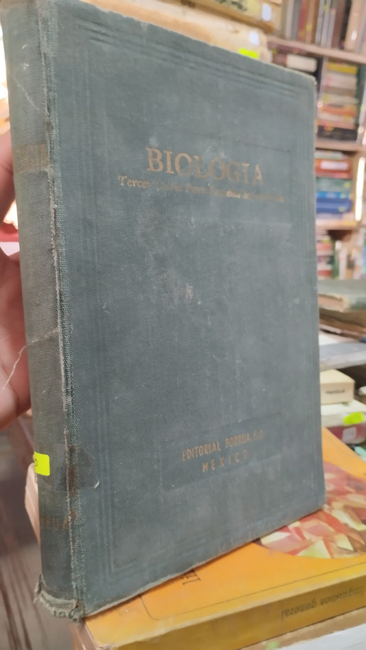 BIOLOGIA TERCER CURSO PARA ESCUELAS SECUNDARIAS LIBRO USADO BIOLOGIA ALDAMA