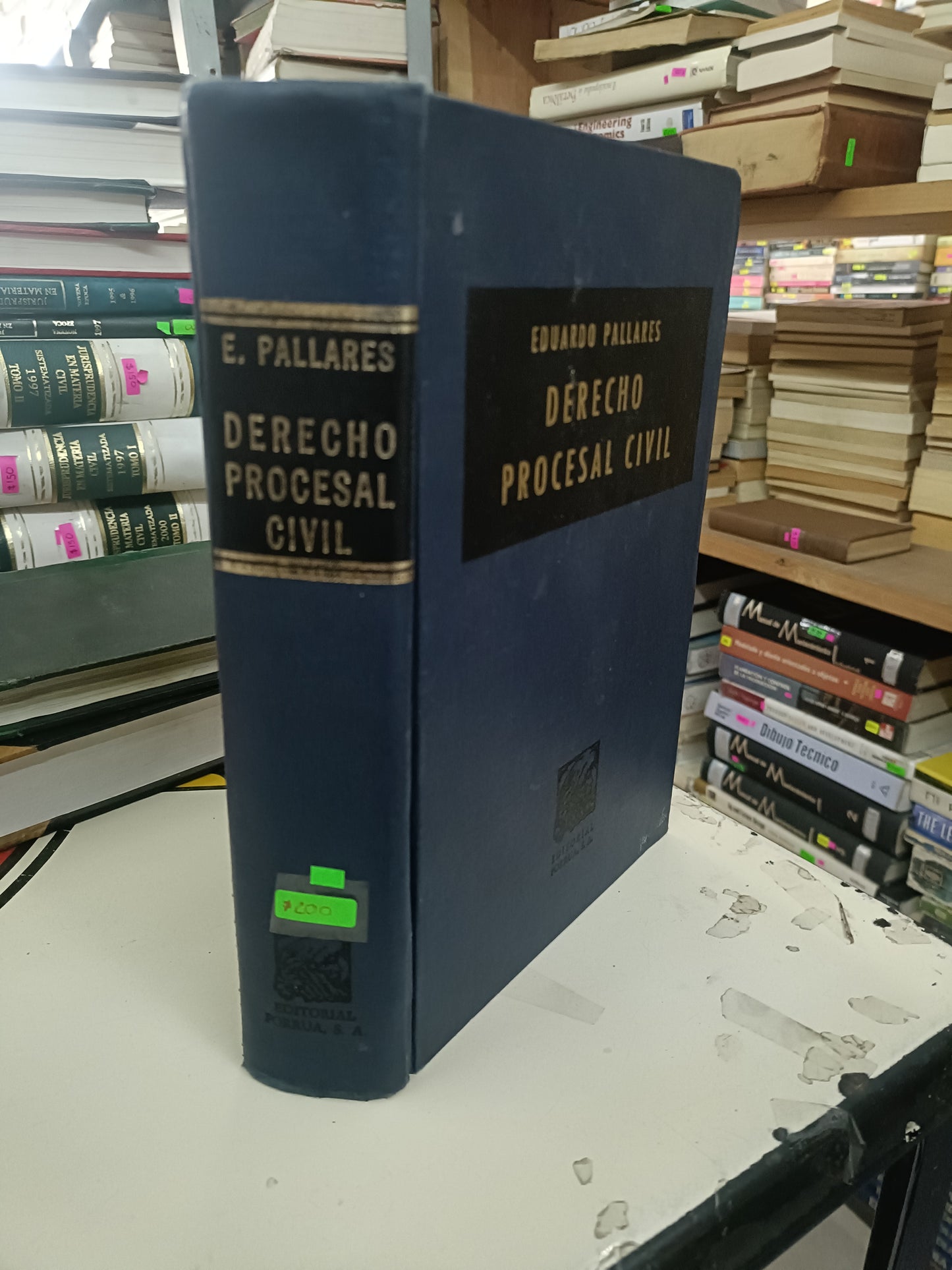 DERECHO PROCESAL CIVIL POR EDUARDO PALLARES USADO DERECHO JUAREZ 515
