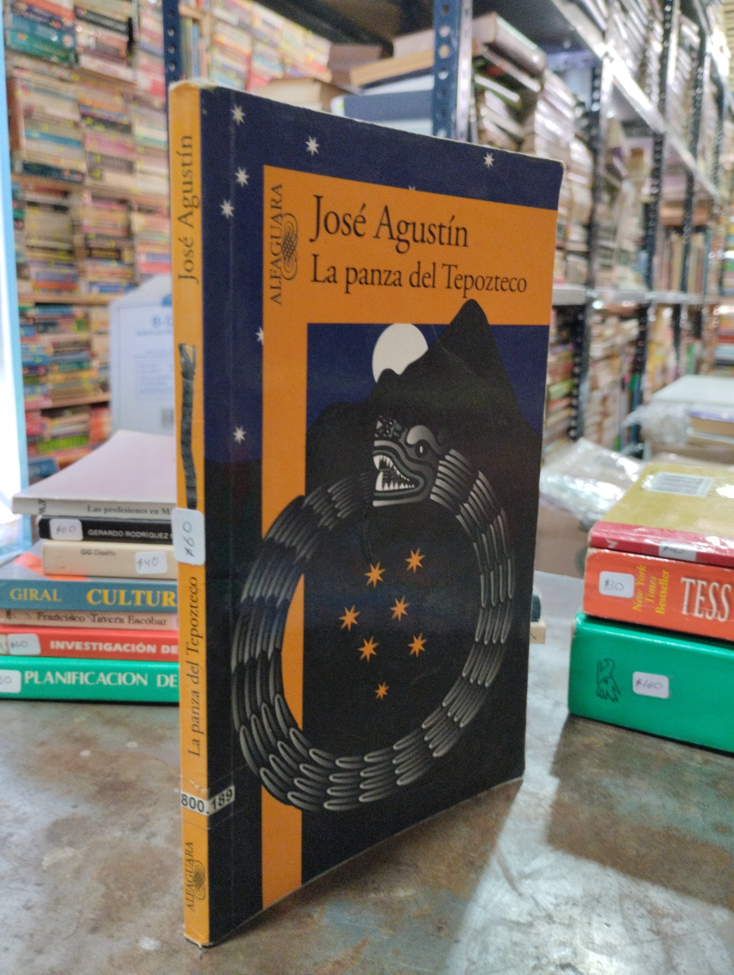 LA PANZA DEL TEPOZTECO POR JOSE AGUSTIN USADO INFANTIL ALDAMA