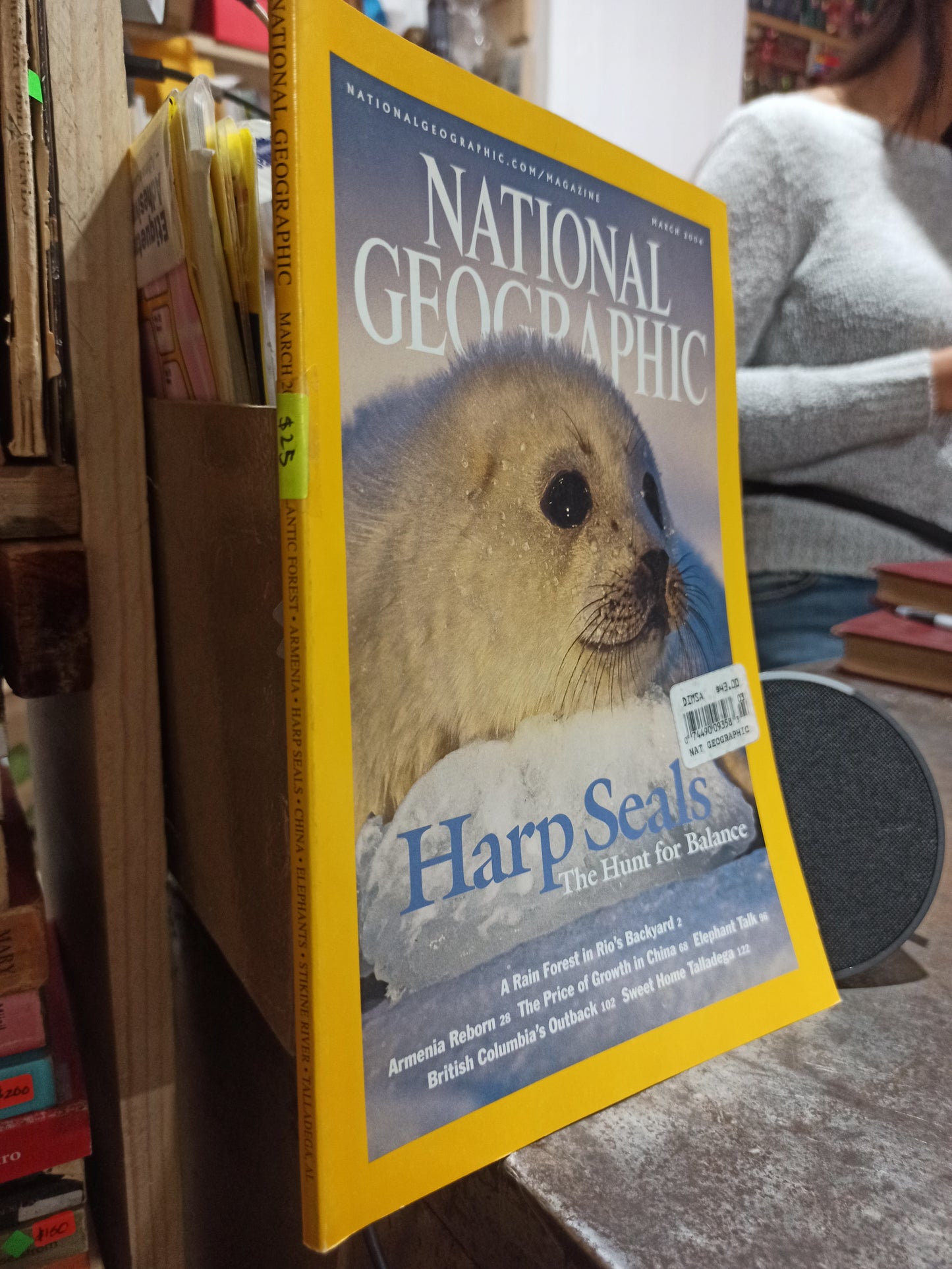 REVISTA NATIONAL GEOGRAPHIC HARP SEALS USADO INFANTILES ALDAMA