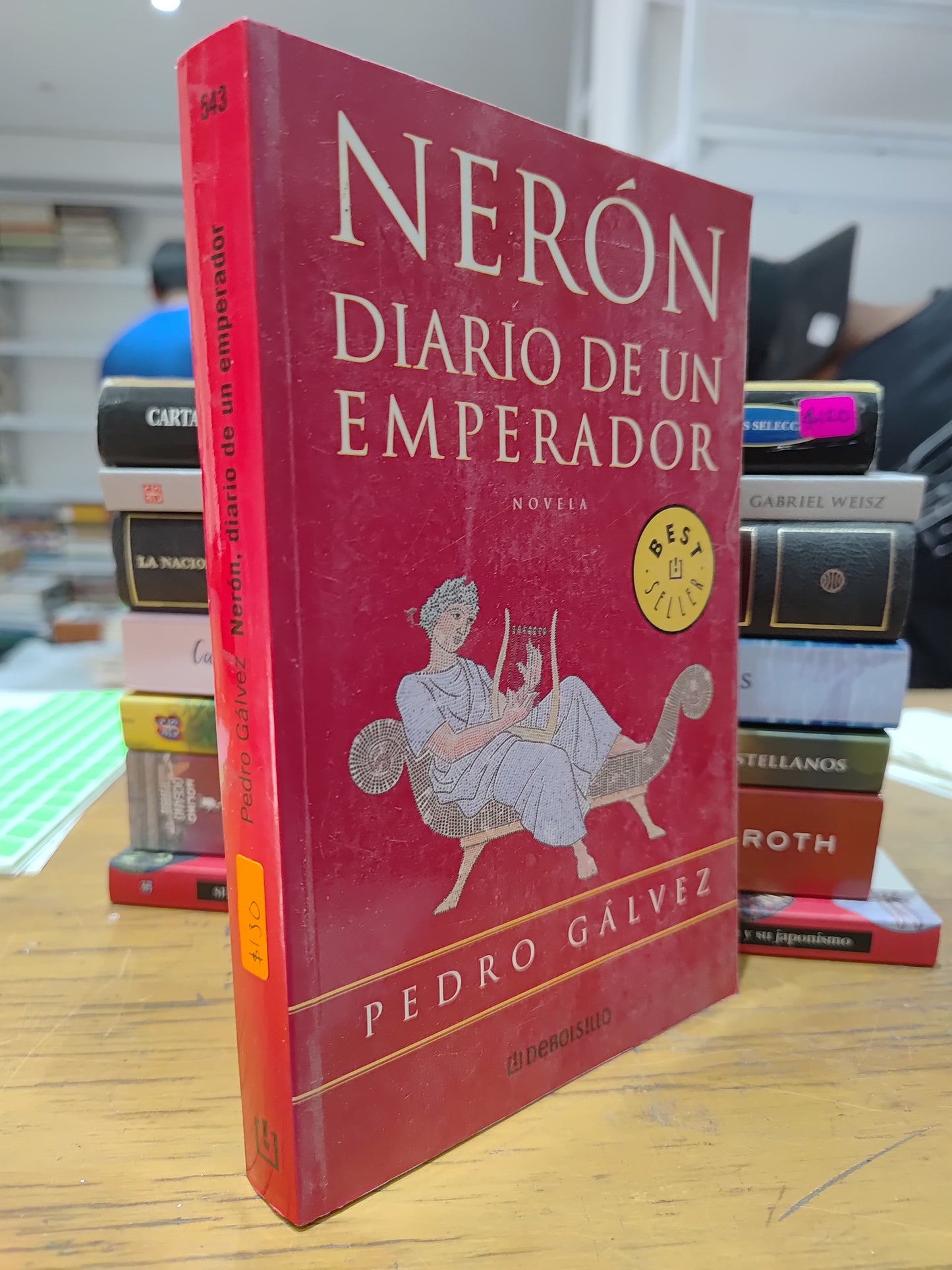 NERON DIARIO DE UN EMPERADOR POR PEDRO GALVEZ USADO NOVELAS JUAREZ 515