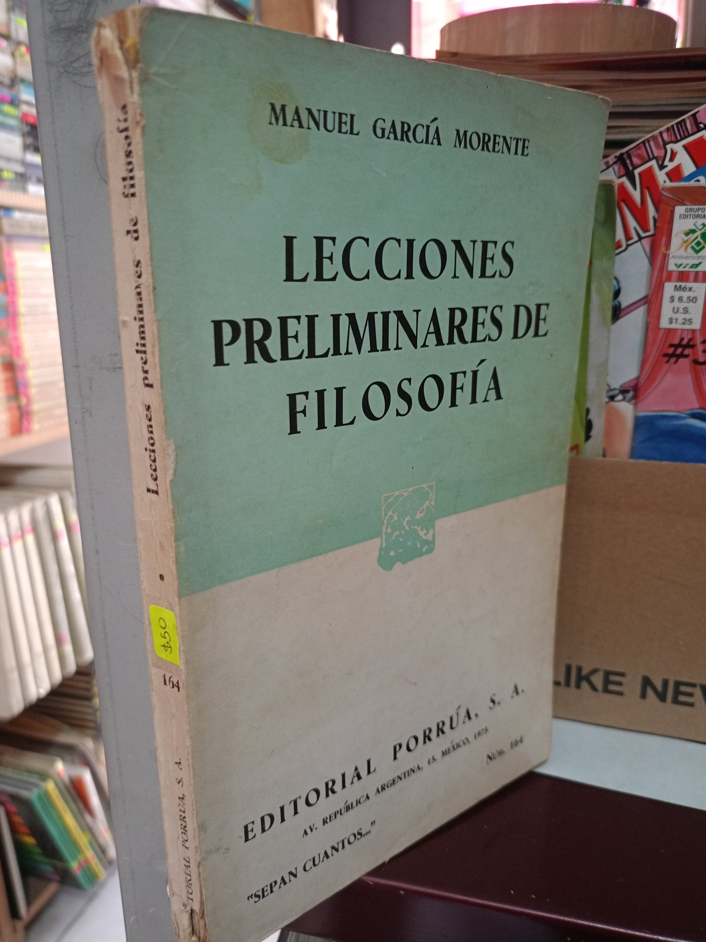 LECCIONES PRELIMINARES DE FILOSOFIA POR MANUEL GARCIA MORENTE USADO FILOSOFIA LITERARIO 305