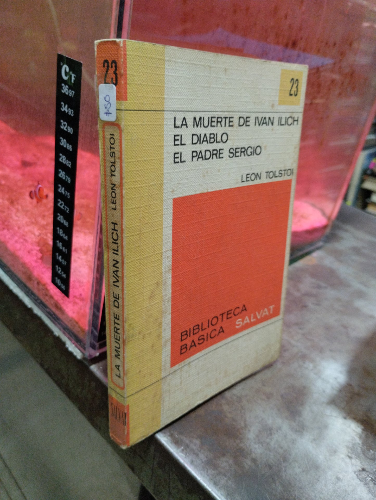 LA MUERTE DE IVAN ILICH EL DIABLO EL PADRE SERGIO POR LEON TOLSTOI  USADO NOVELAS ALDAMA