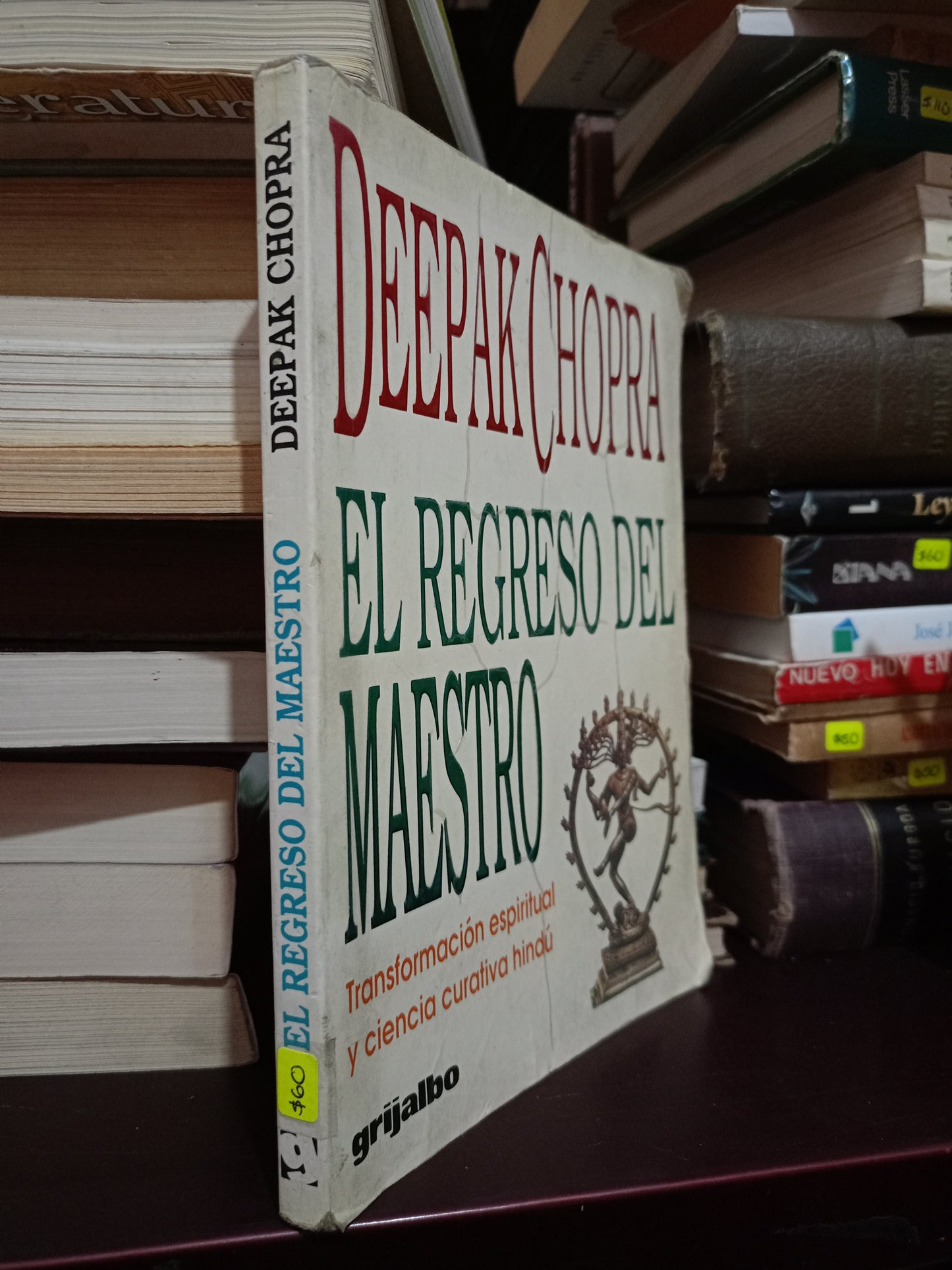 EL REGRESO DEL MAESTRO POR DEEPAK CHOPRA USADO SUPERACIÓN PERSONAL LITERARIO 305