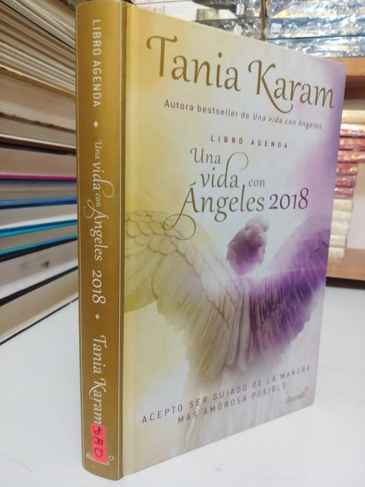 LIBRO AGENDA UNA VIDA CON ÁNGELES 2018 POR TANIA CARA USADO SUP.PERSONAL JUÁREZ