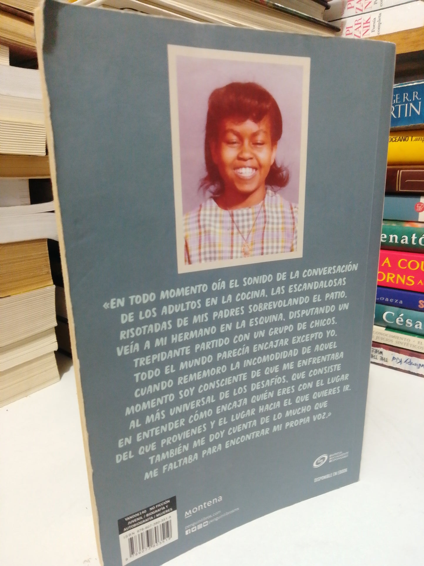 BICOMING MI HISTORIA ADAPTADA PARA JÓVENES POR MICHELLE OBAMA USADO NOVELA JUÁREZ