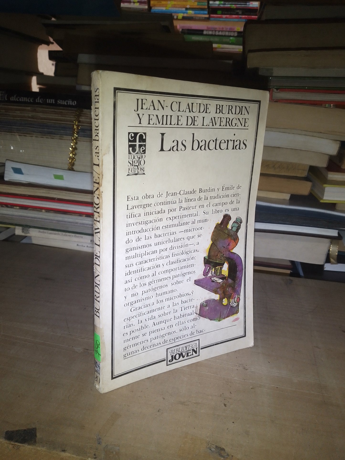 LAS BACTERIAS POR JEAN CLAUDE BURDIN Y EMILE DE LAVERGNE USADO MEDICINA LITERARIO 207