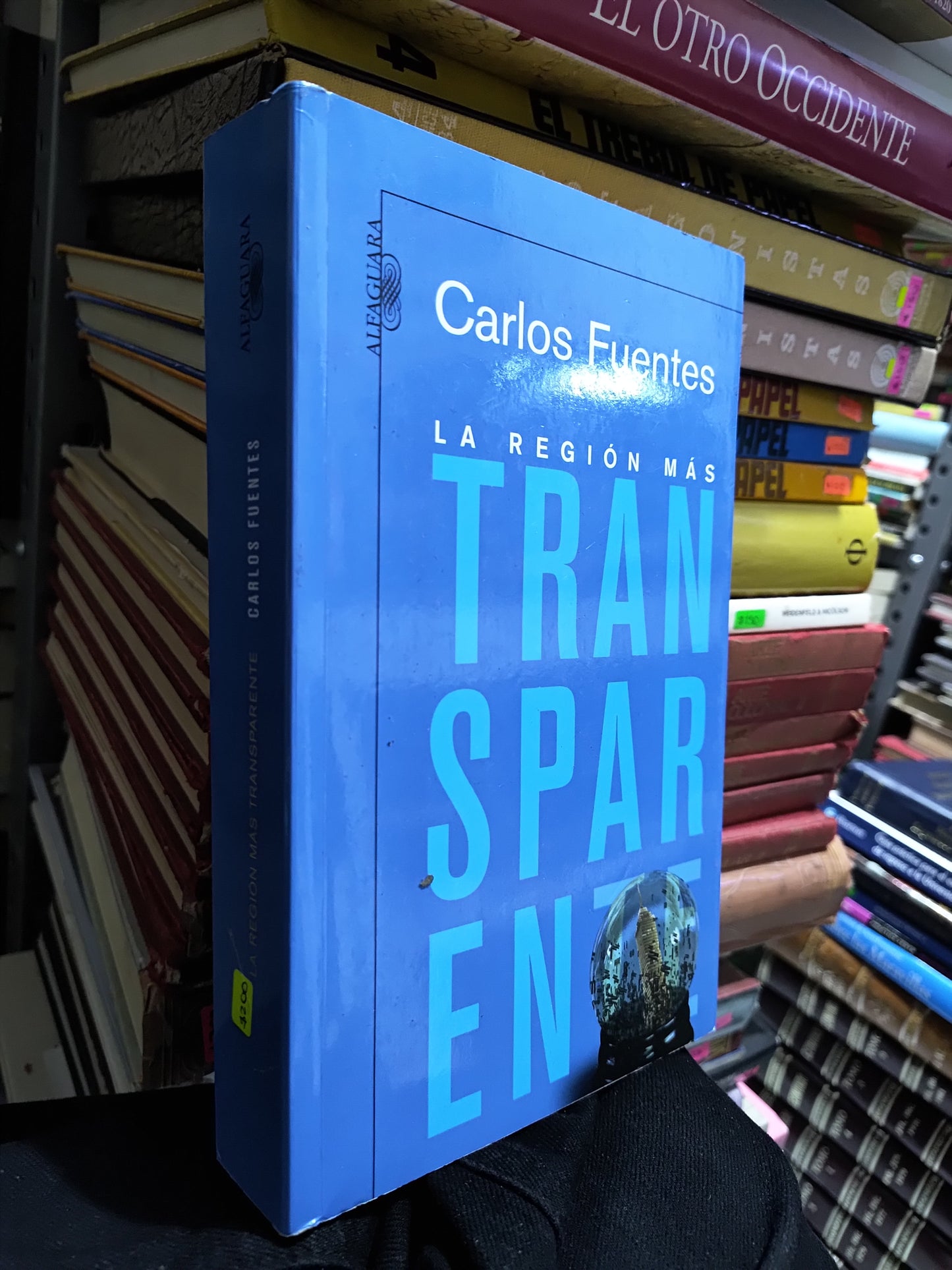 LA REGION MAS TRANSPARENTE POR CARLOS FUENTES USADO NOVELAS JUAREZ 507