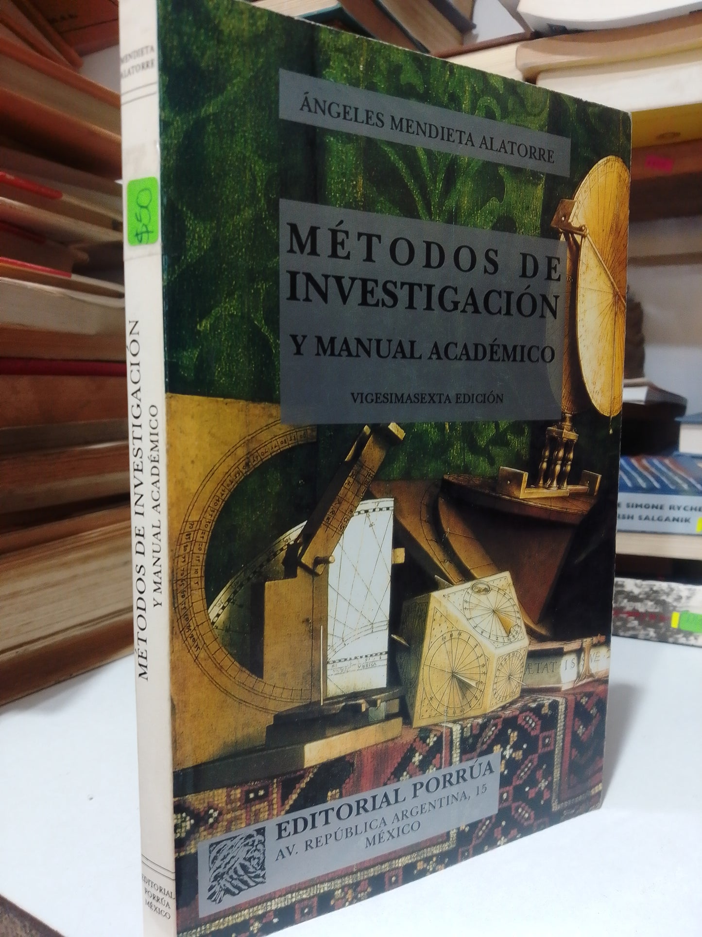 METODOS DE INVESTIGACION Y MANUAL ACADEMICO POR ANGELES MENDIETA ALATORRE USADO EDUCACION JUAREZ