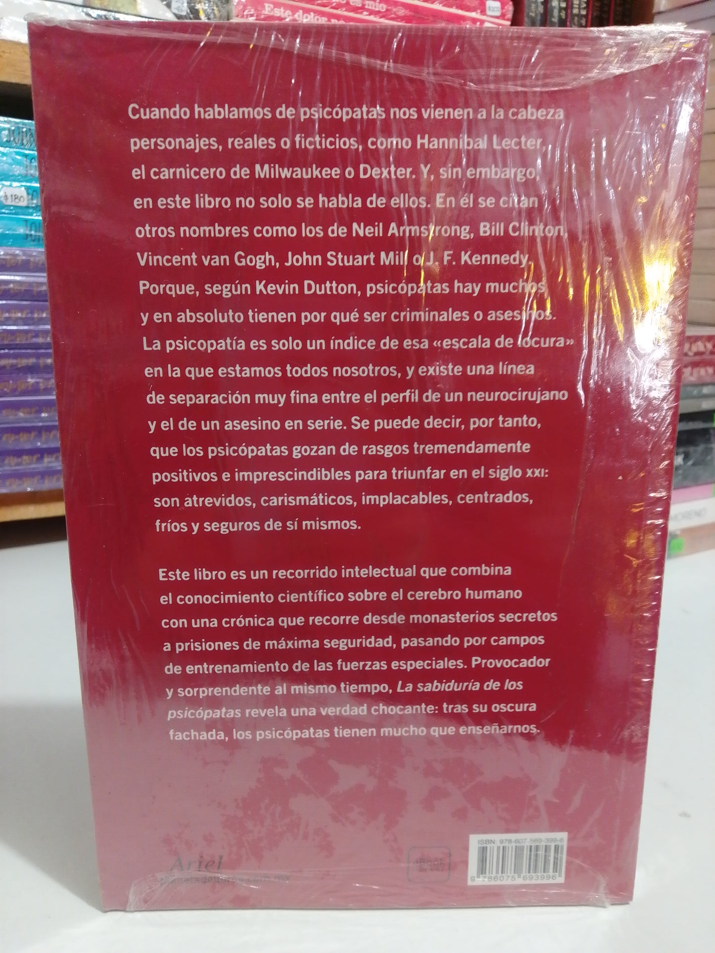 LA SABIDURIA DE LOS PSICOPATAS POR KEVIN DUTTON NUEVO JUAREZ