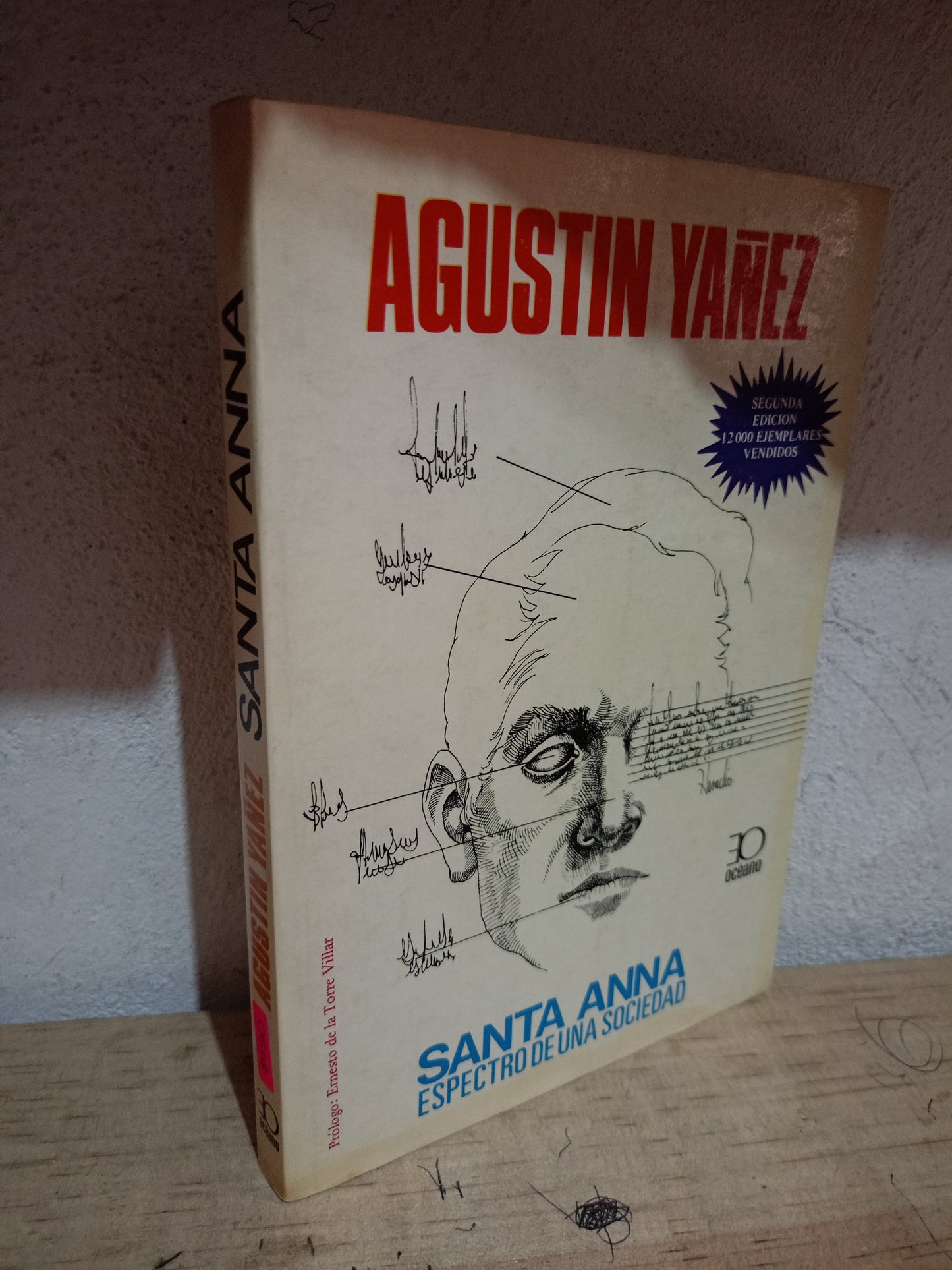 SANTA ANNA ESPECTRO DE UNA SOCIEDAD POR AGUSTÍN YAÑEZ USADO HISTORIA LITERARIO 305