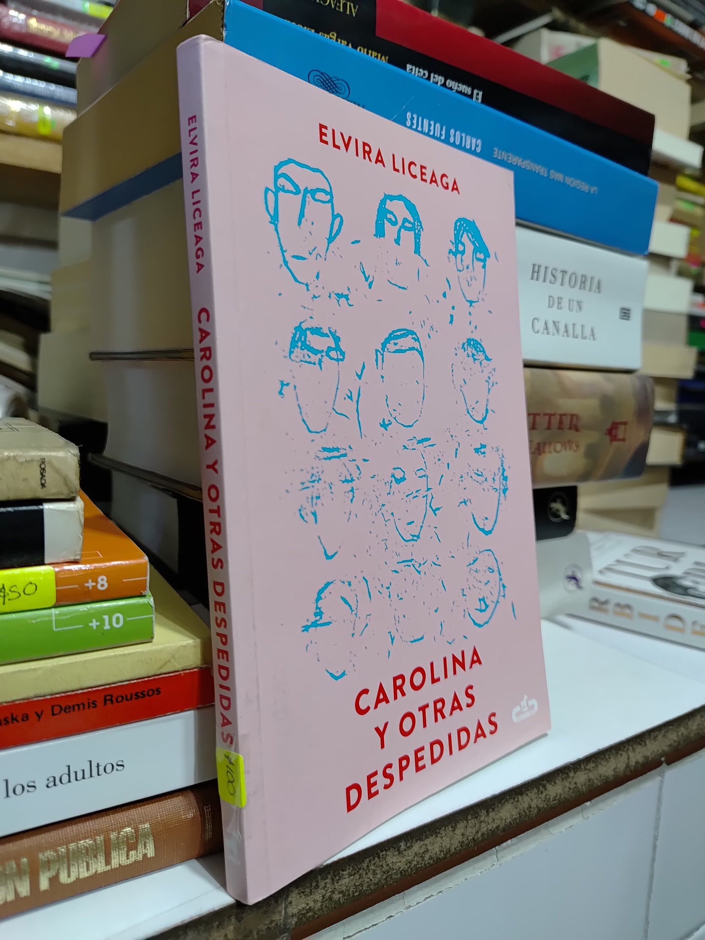 CAROLINA Y OTRAS DESPEDIDAS POR ELVIRA LICEAGA USADO NOVELAS JUAREZ 507