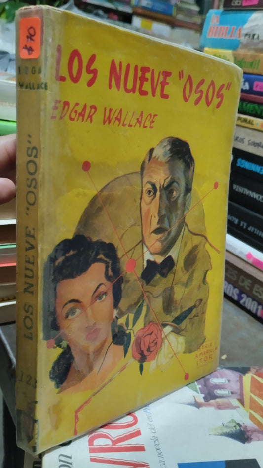 LOS NUEVE OSOS POR EDGAR WALLACE LIBRO USADO ANTIGUO ALDAMA