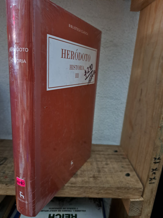 HISTORIA III HERODOTO NUEVO LIBROS NUEVOS LITERARIO 305