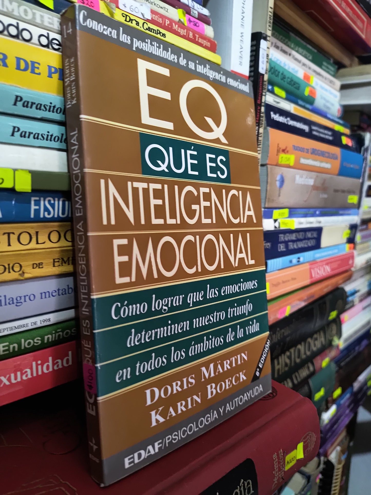 EQ QUE ES LA INTELIGENCIA EMOCIONAL POR DORIS MARTIN USADO SUP PERSONAL LITERARIO 305