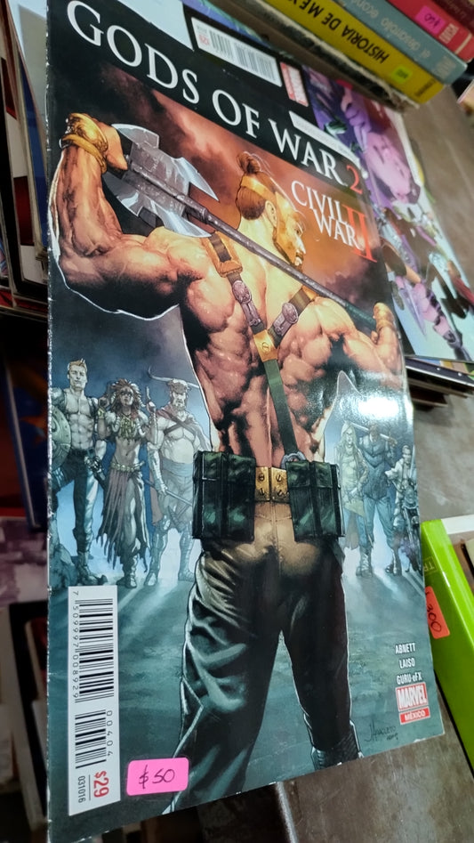 GODS OF WAR 2 CIVIL WAR II LIBRO USADO NOVELAS ALDAMA