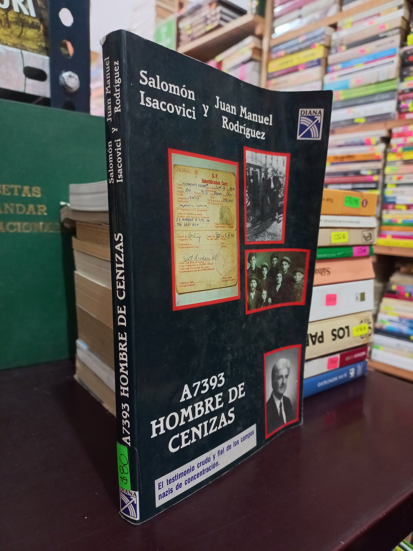 A7393 HOMBRE DE CENIZAS POR SALOMÓN ISACOVICI Y JUAN MANUEL RODRÍGUEZ USADO HISTORIA LITERARIO 305