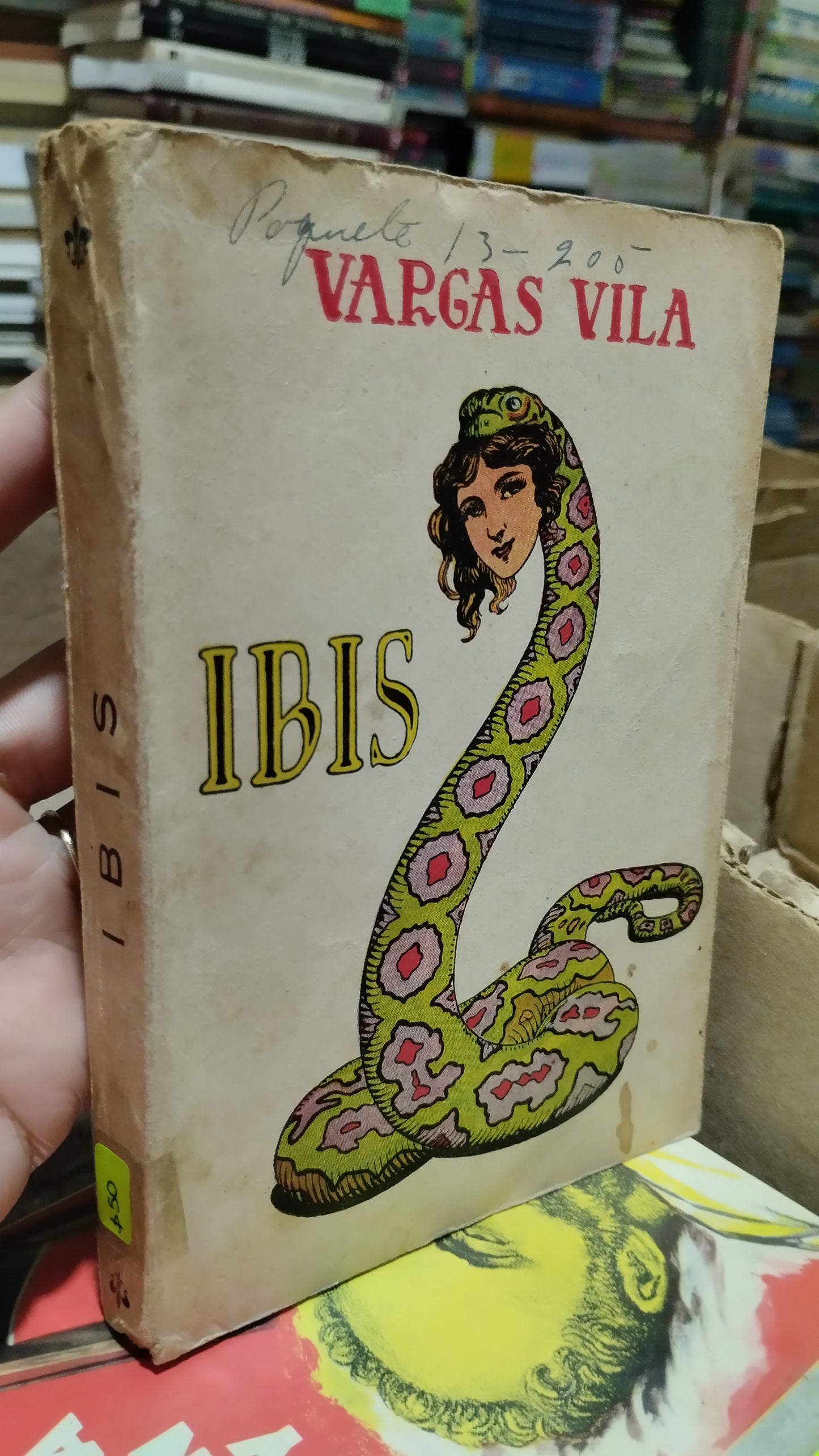 IBIS POR VARGAS VILA LIBRO USADO NOVELAS ALDAMA