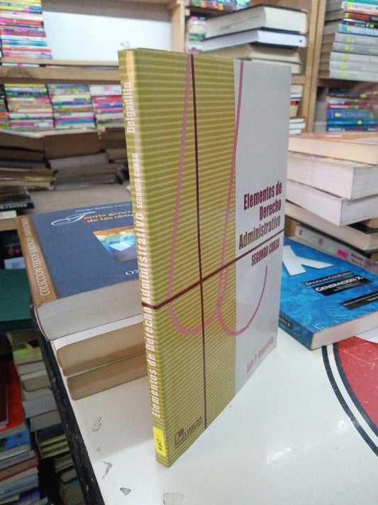 ELEMENTOS DE DERECHO ADMINISTRATIVO POR LUIS H DELGADILLO USADO DERECHO LITERARIO 207