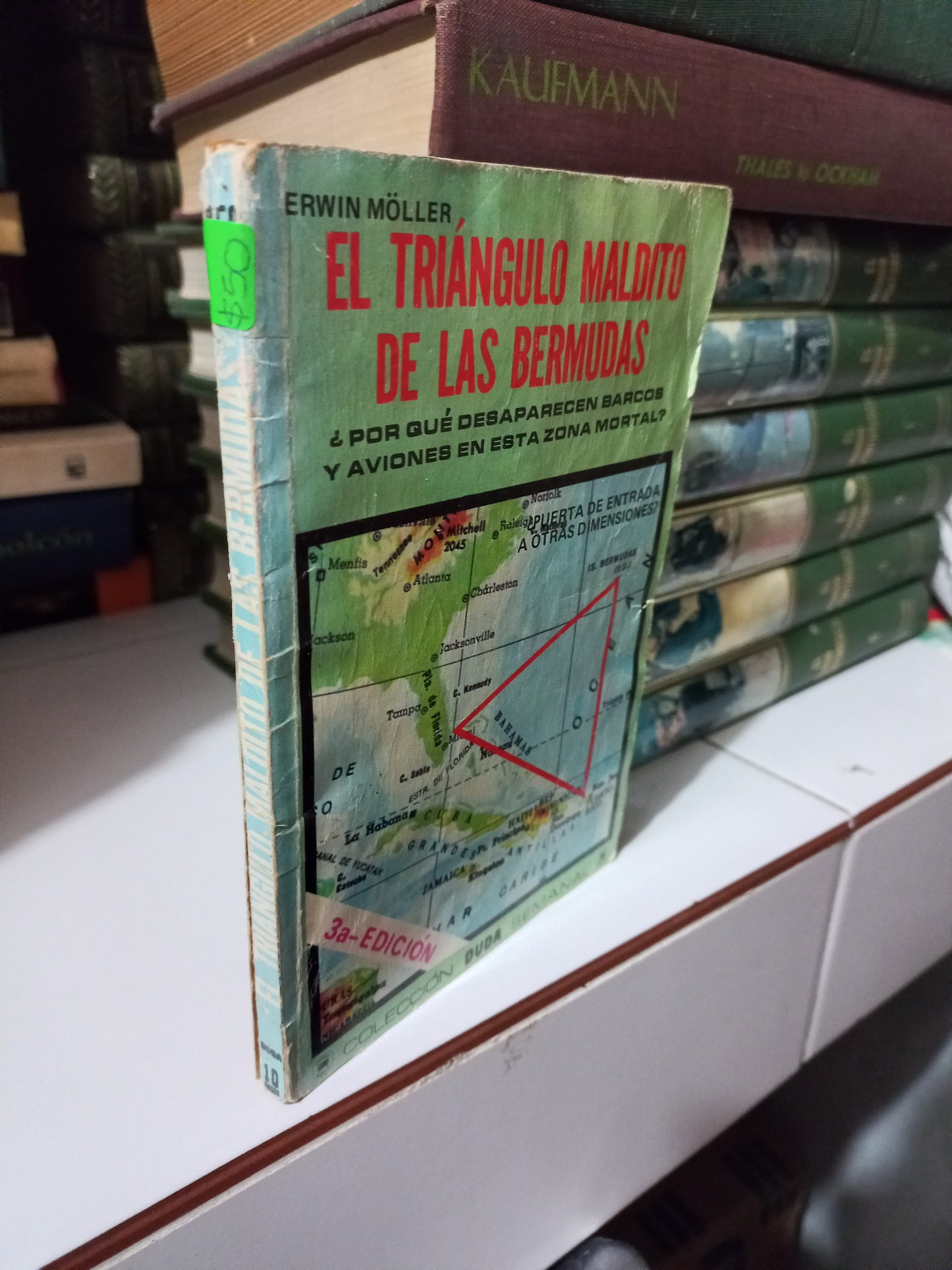 EL TRIÁNGULO MALDITO DE LAS BERMUDAS POR ERWIN MÖLER USADO NOVELA JUÁREZ