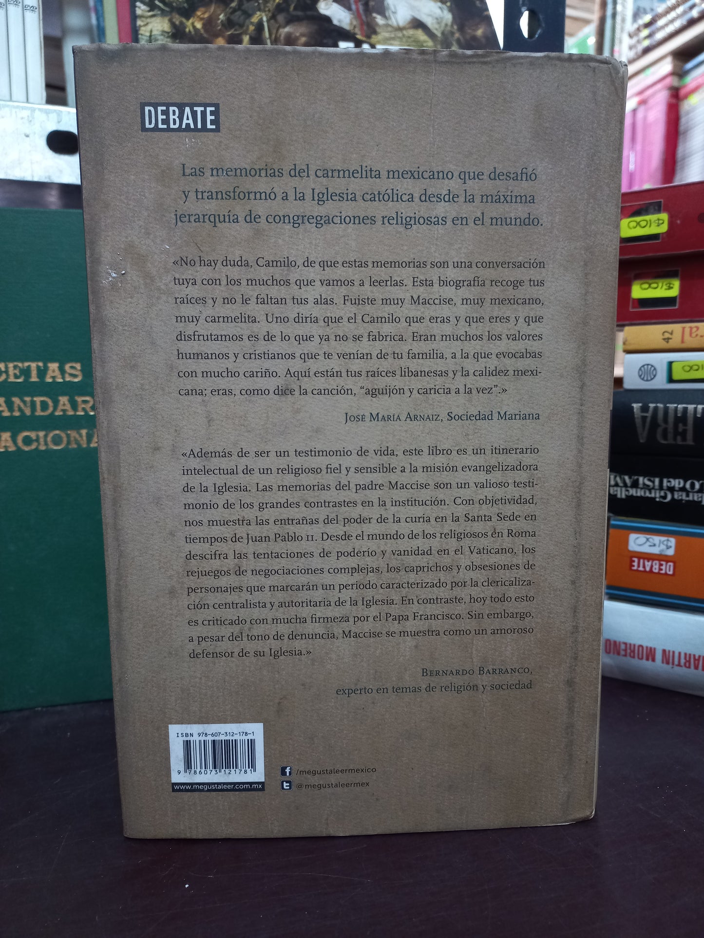 EN EL INVIERNO ECLESIAL POR CAMILO MACCISE USADO POLÍTICA LITERARIO 305